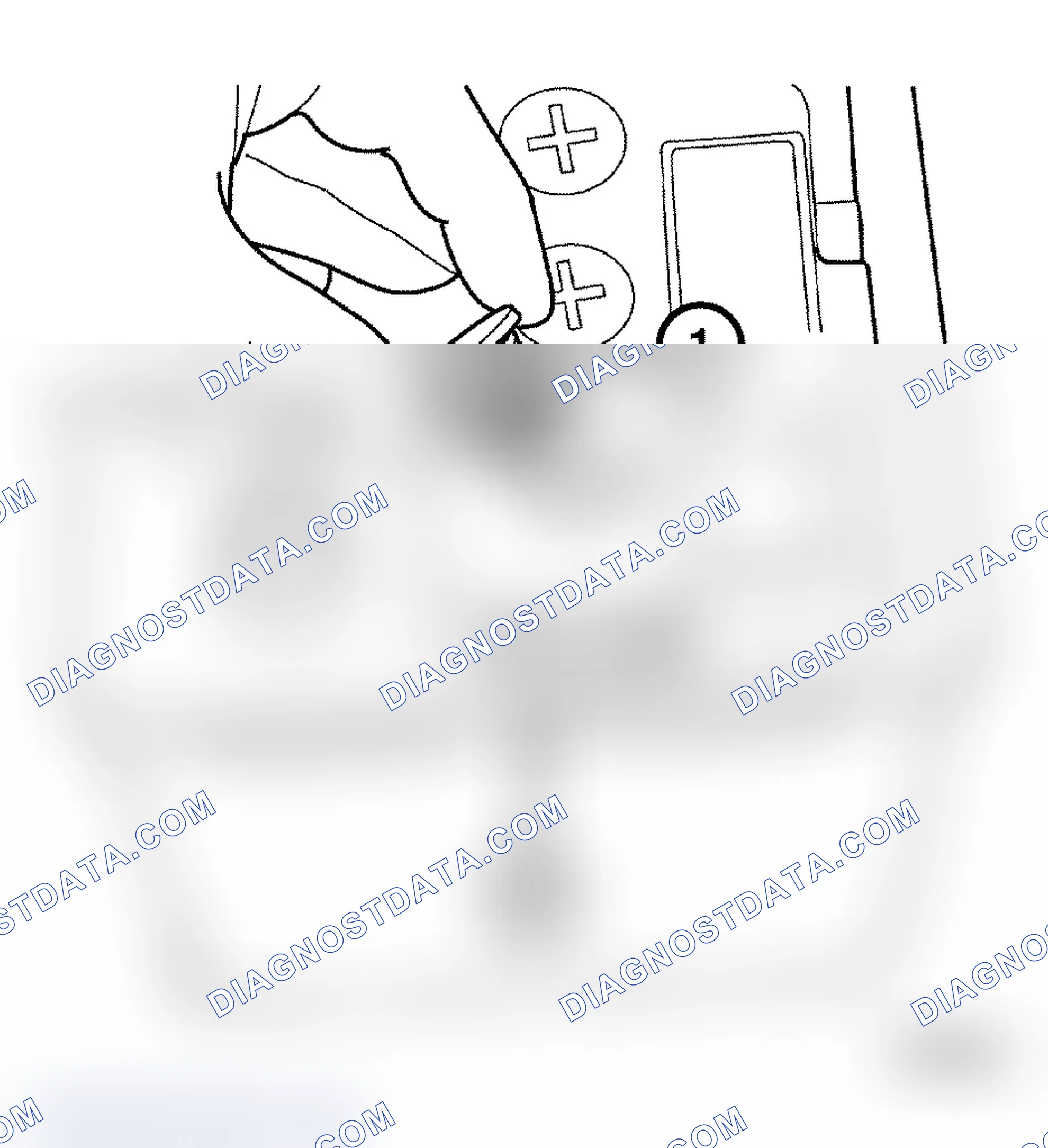 Scheme 19: CHECKING BATTERY ELECTROLYTE LEVEL