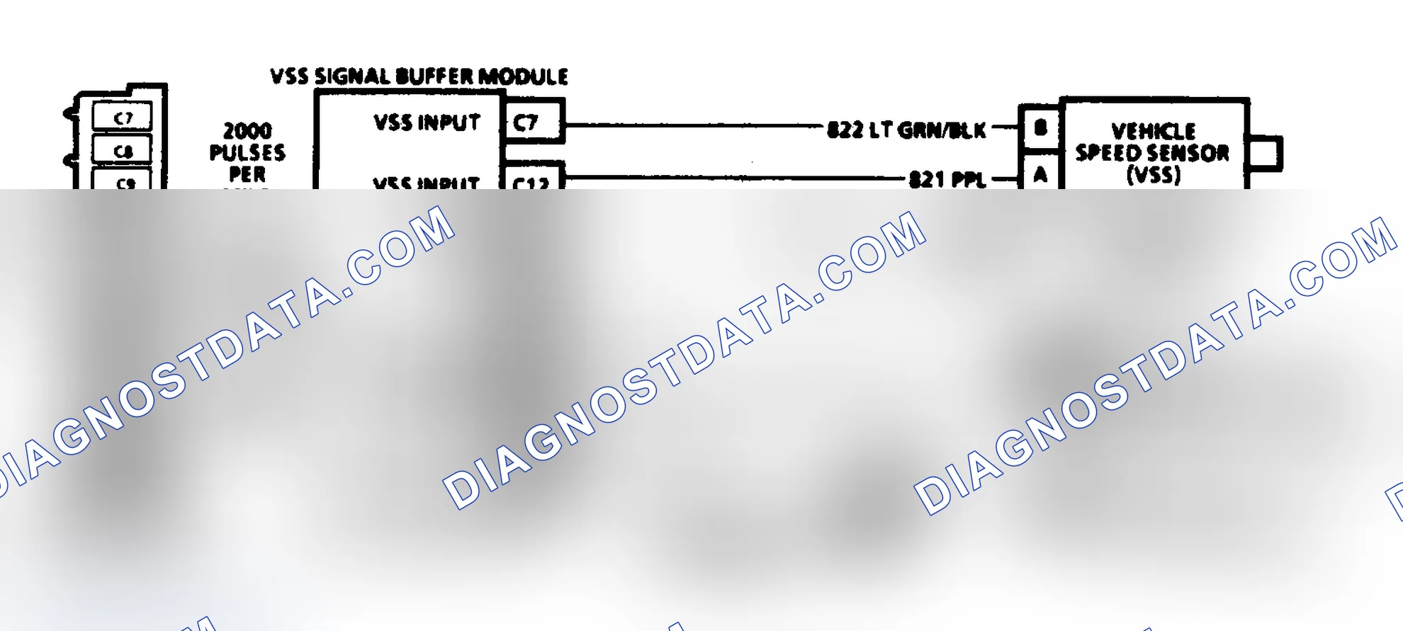 Scheme 23: Code 24 Schematic ("L" & "M" Series) Vehicle Speed Sensor Transmission Output Signal