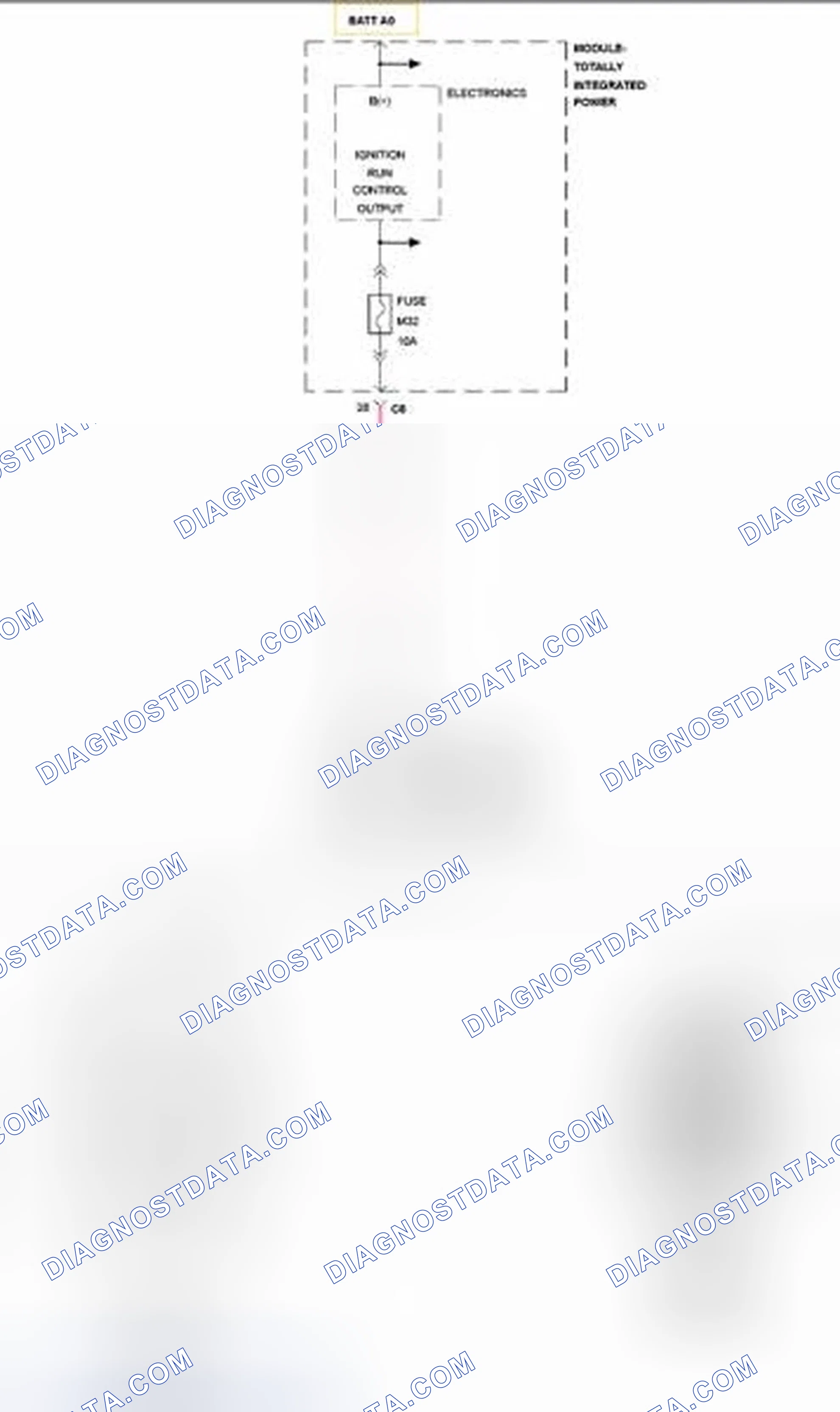 Scheme 140: B212D-13-IGNITION RUN ONLY INPUT-CIRCUIT OPEN