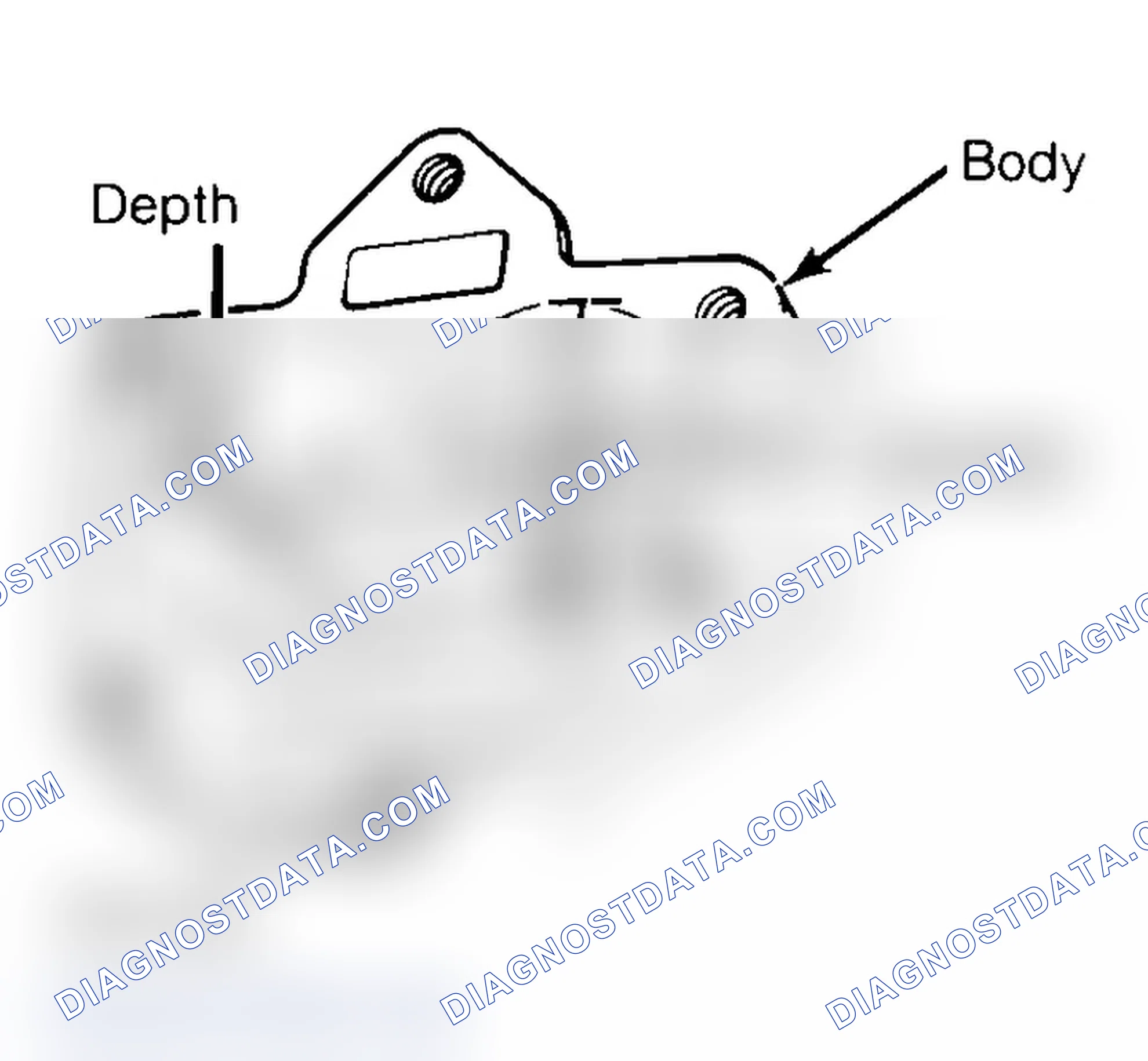 Scheme 35: Measuring Oil Pump Gear Cavity