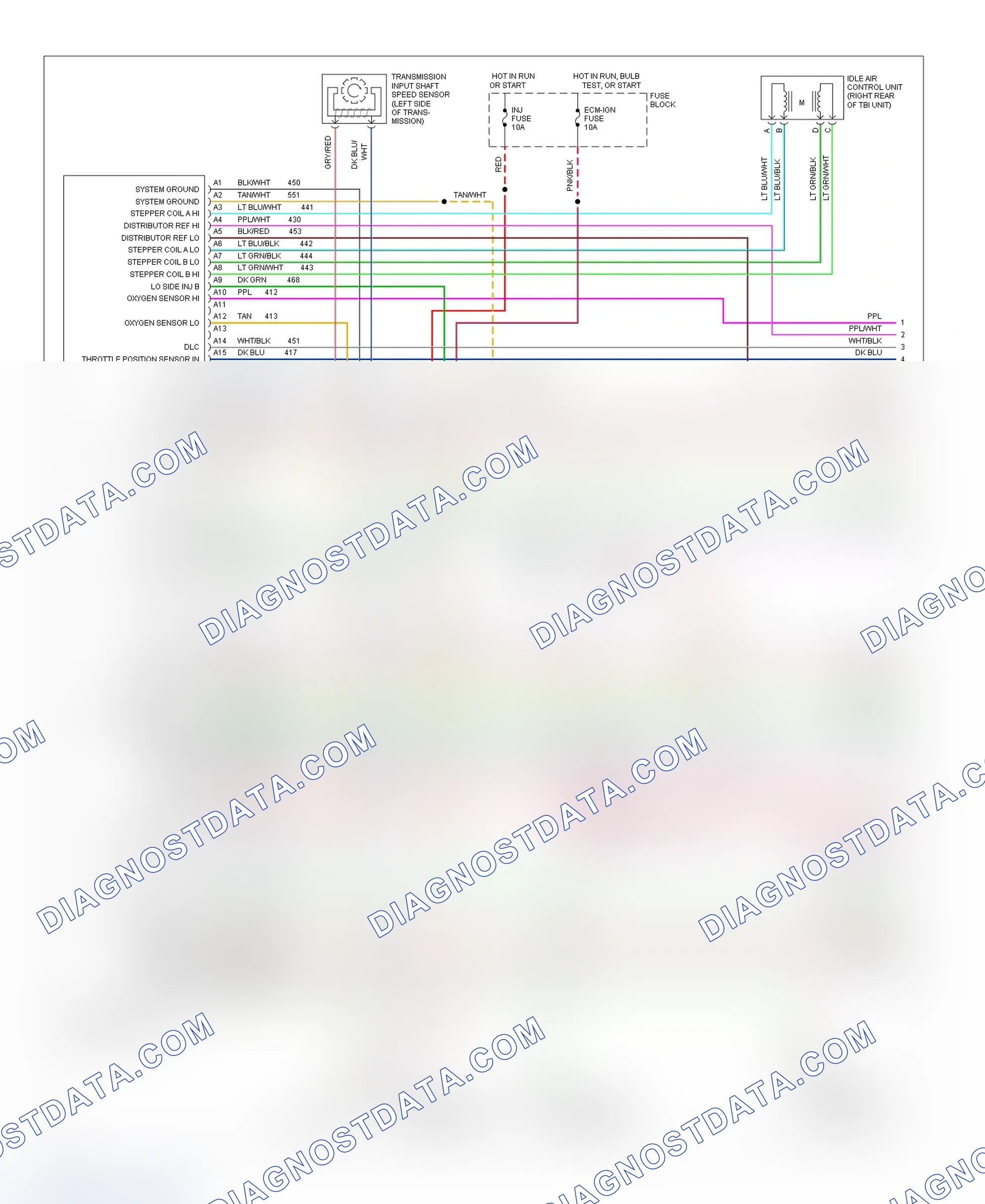 Scheme 161: Schematic (Pickup, Sierra, Suburban - 7.4L With A/T - 1 Of 3)