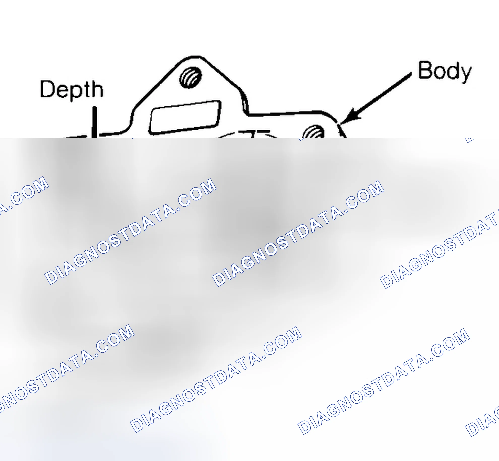 Scheme 35: Measuring Oil Pump Gear Cavity