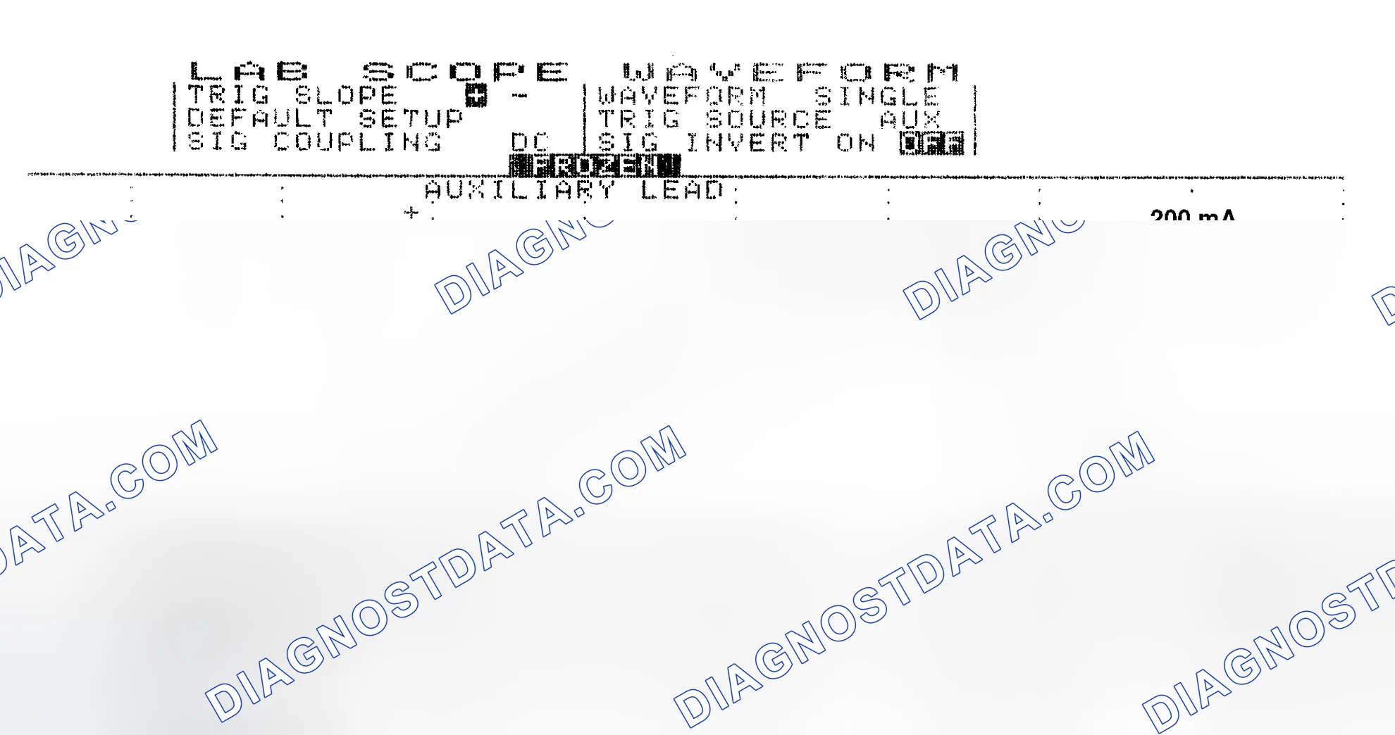 Scheme 13: Single Injector w/Normal Current Flow - Current Pattern
