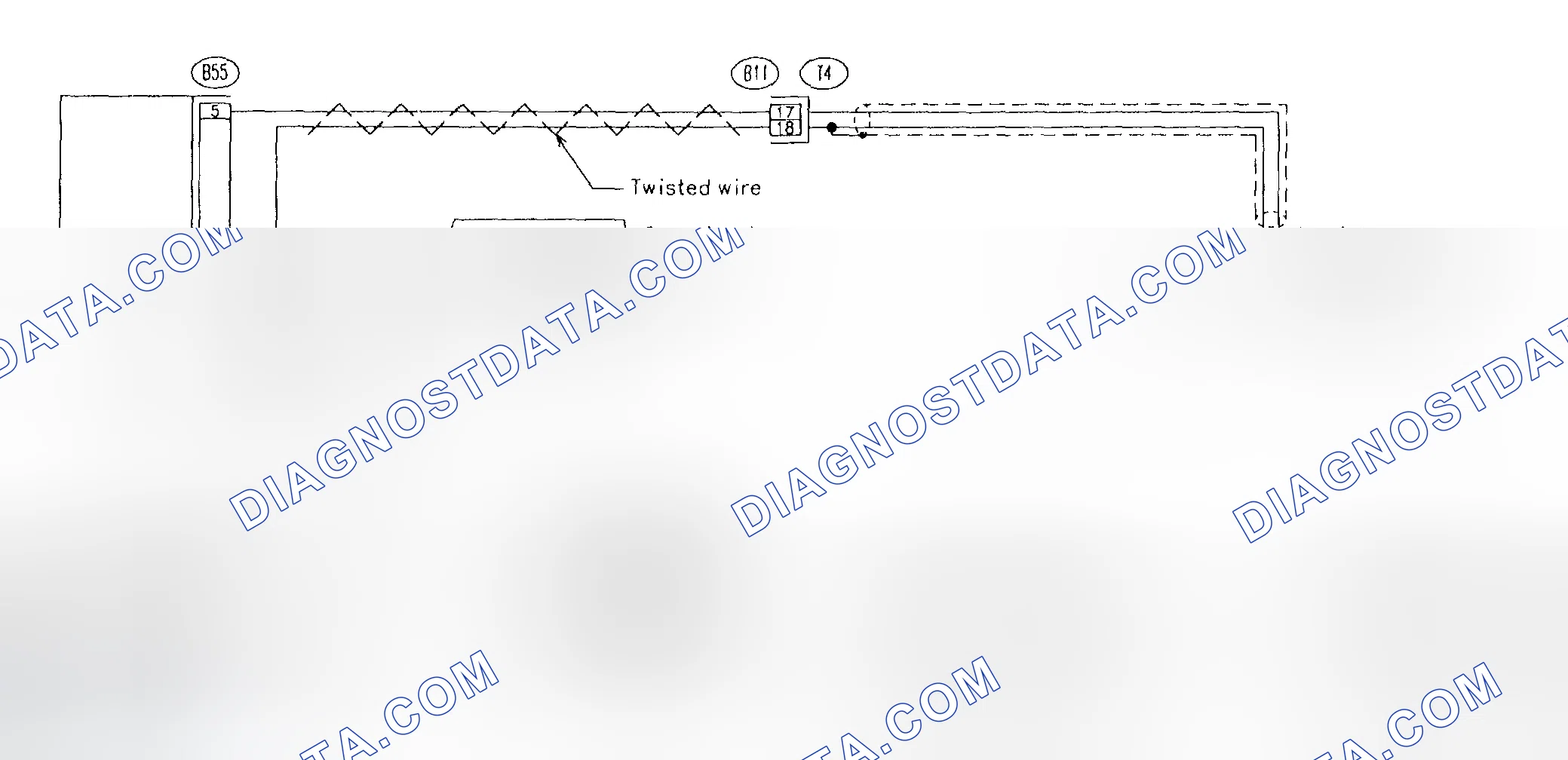 Scheme 703: Vehicle Speed Sensor 2 (Front) Circuit - Wiring Diagram