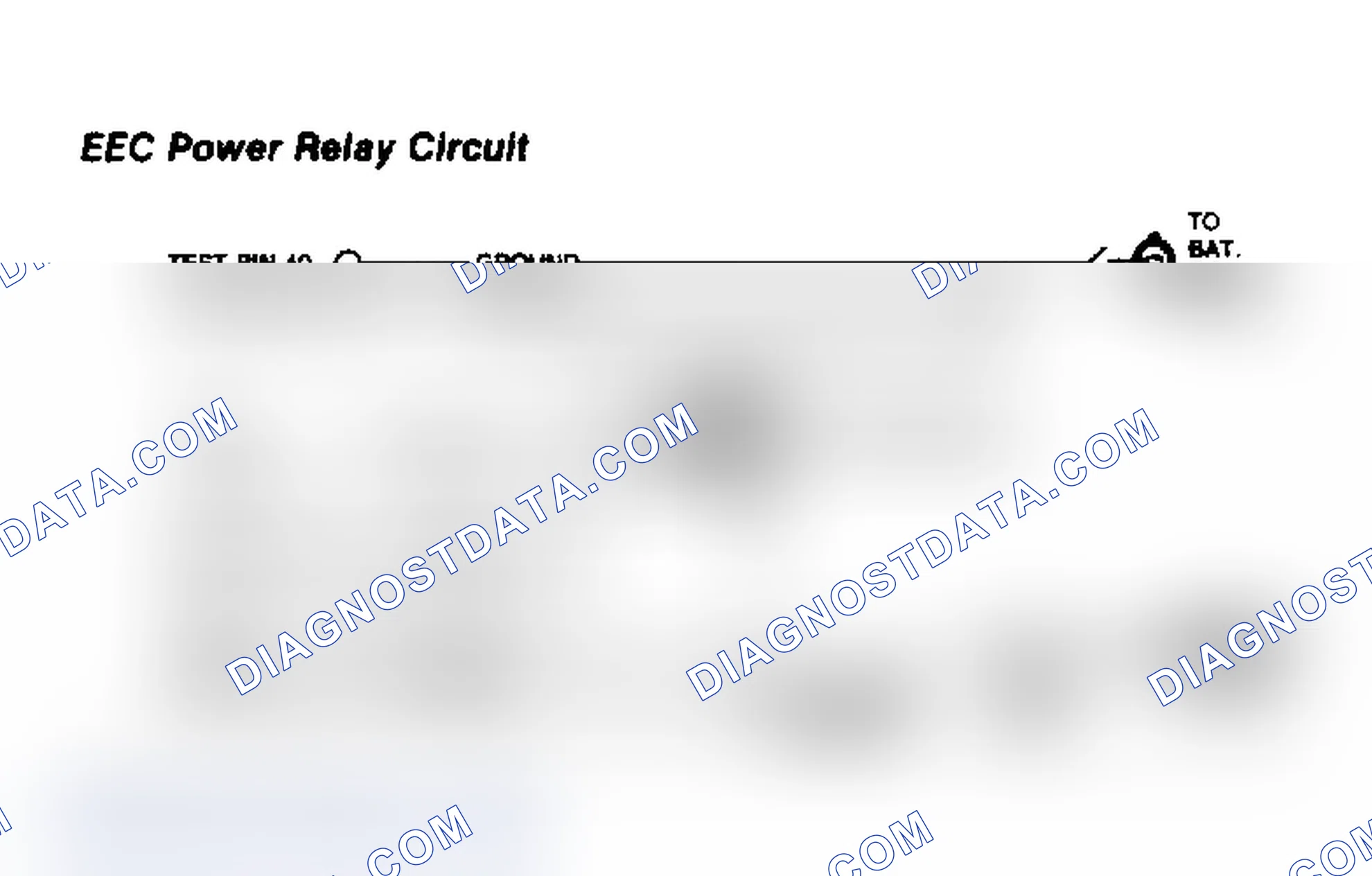 Scheme 42: EEC Power Relay Circuit