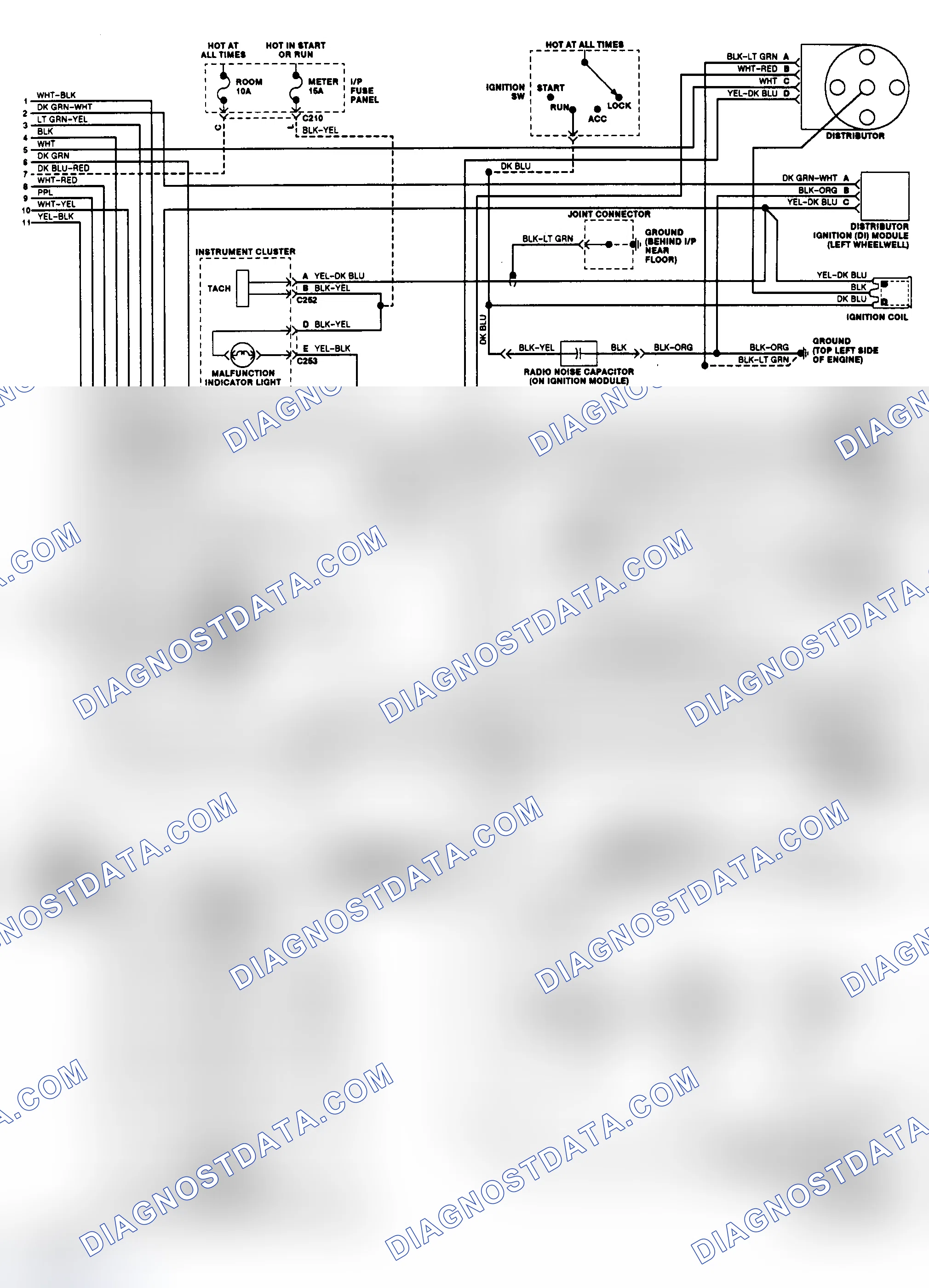 Scheme 160: EEC Wiring Diagram (1.8L A/T - 2 of 2)