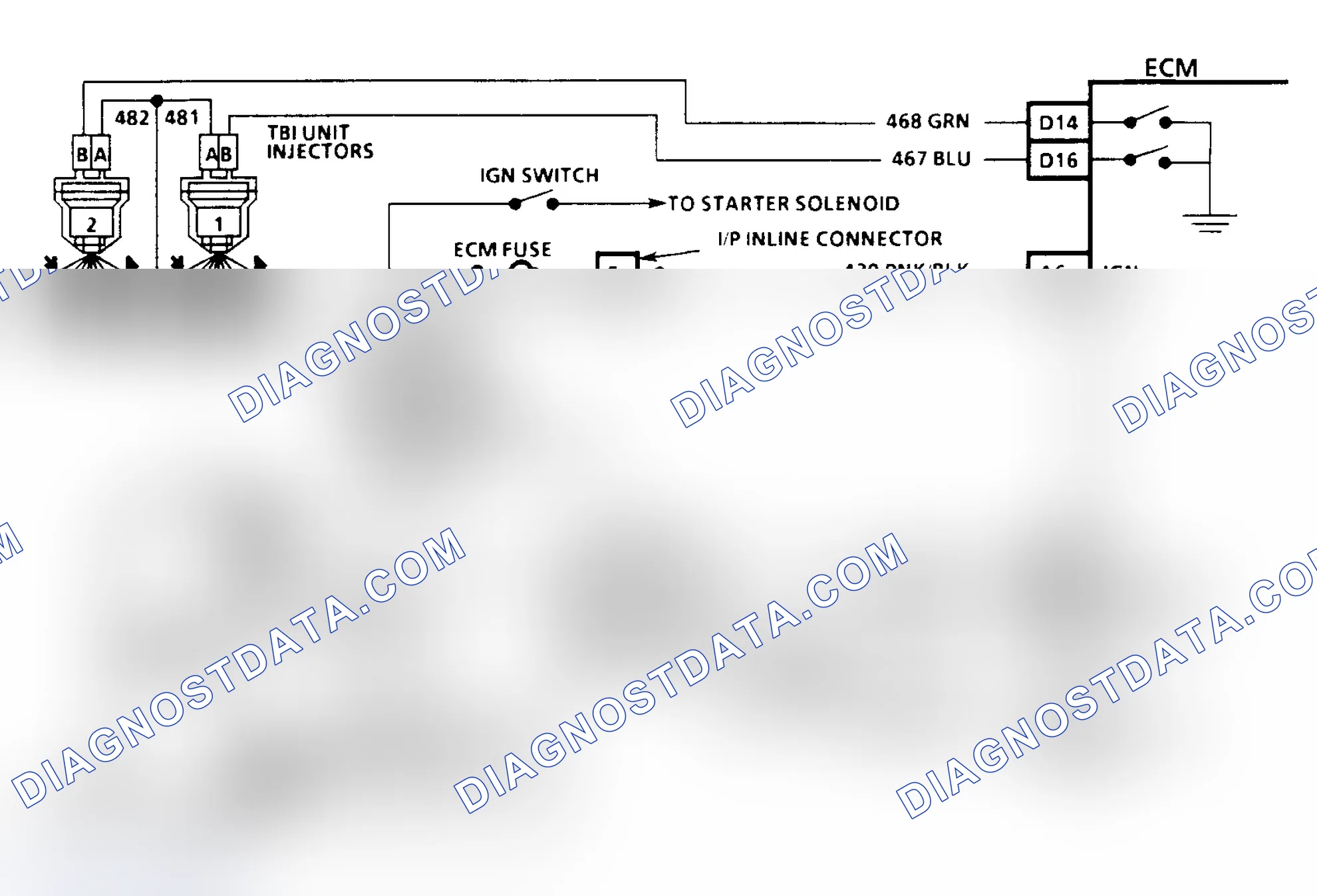 Scheme 47: Code 42 Schematic (All W/ 4L80-E Transmission) Electronic Spark Timing