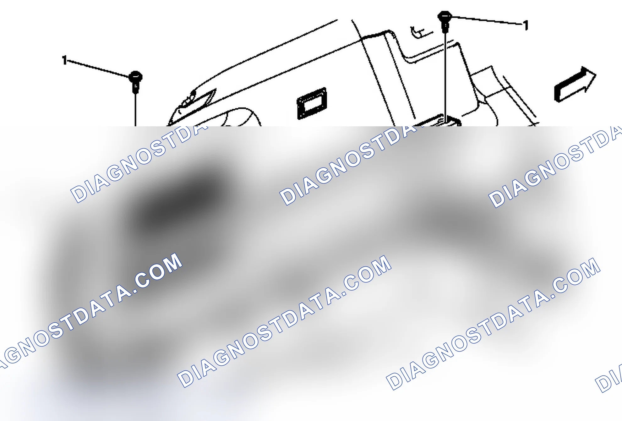 Scheme 53: Rear Compartment Floor Stowage Compartment Door Frame Replacement (Wagon)