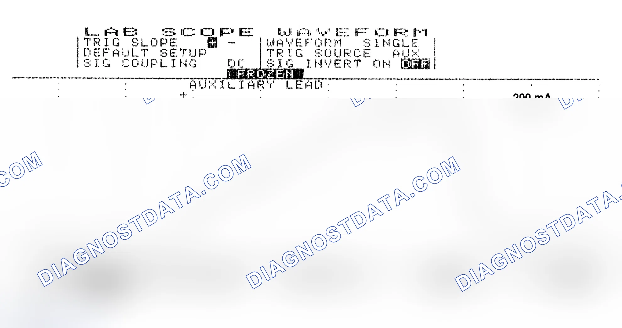 Scheme 13: Single Injector w/Normal Current Flow - Current Pattern