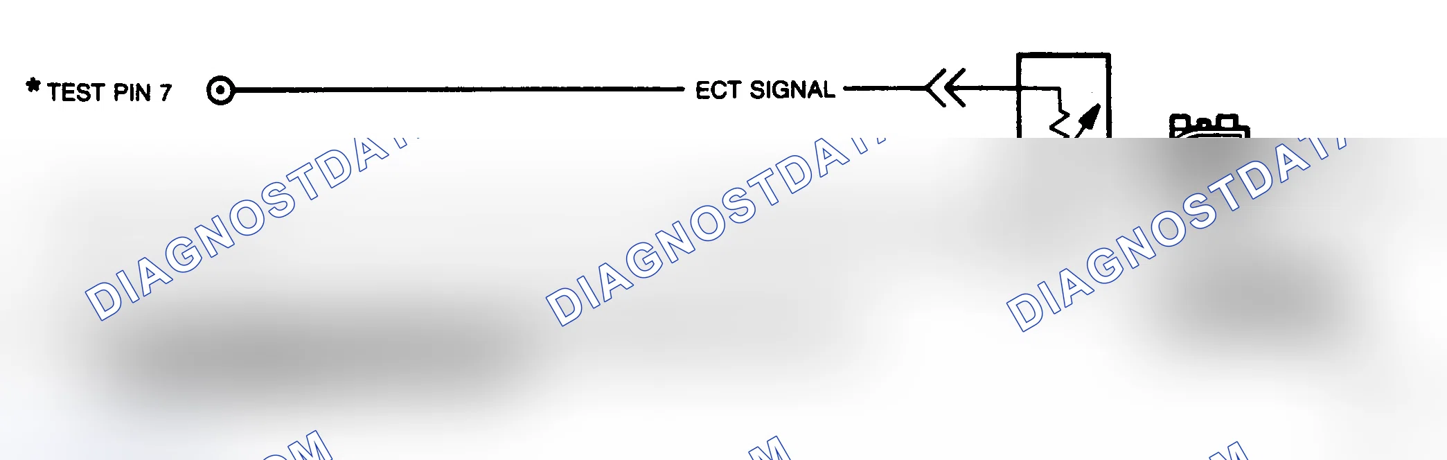 Scheme 108: Engine Coolant Temperature (ECT) Sensor Circuit