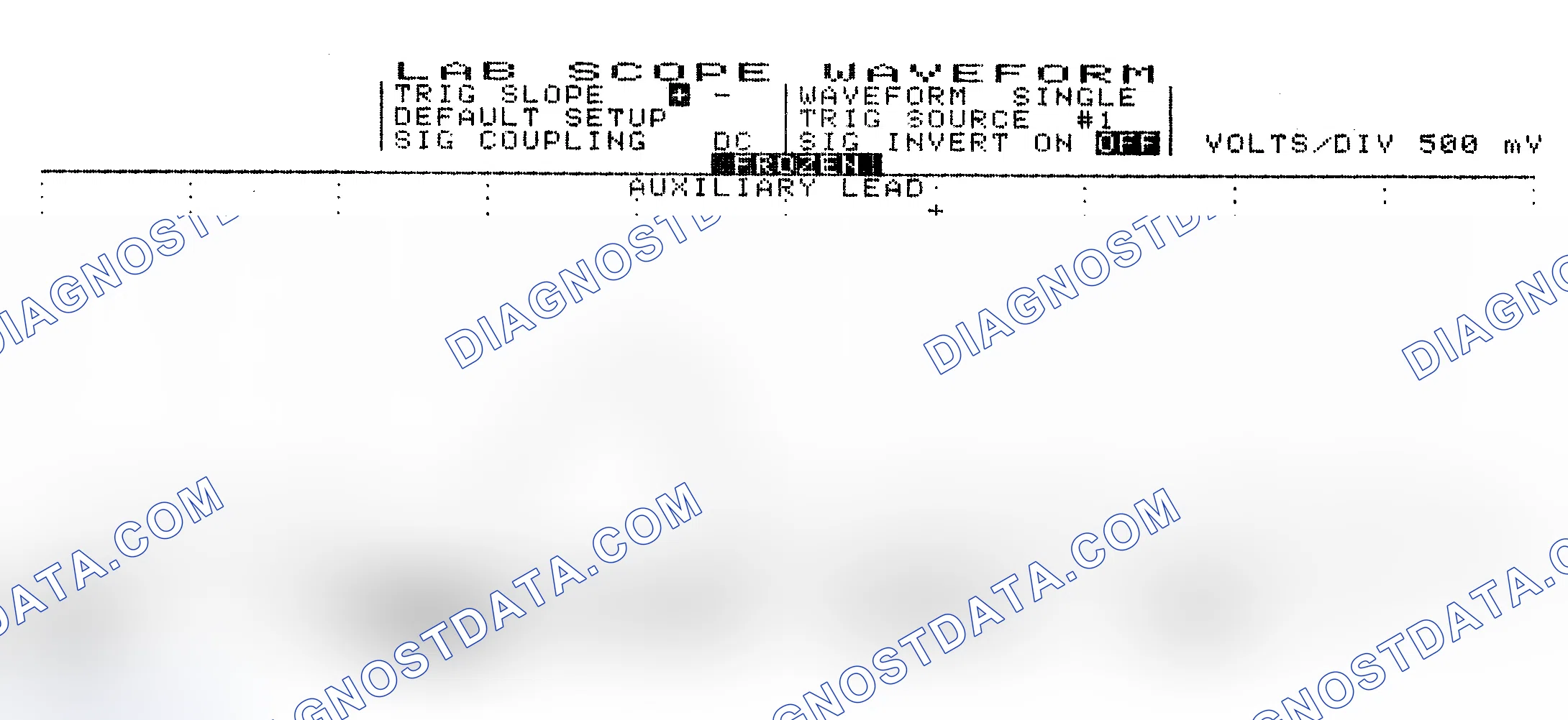 Scheme 10: Single Injector w/Excessive Current Flow - Current Pattern