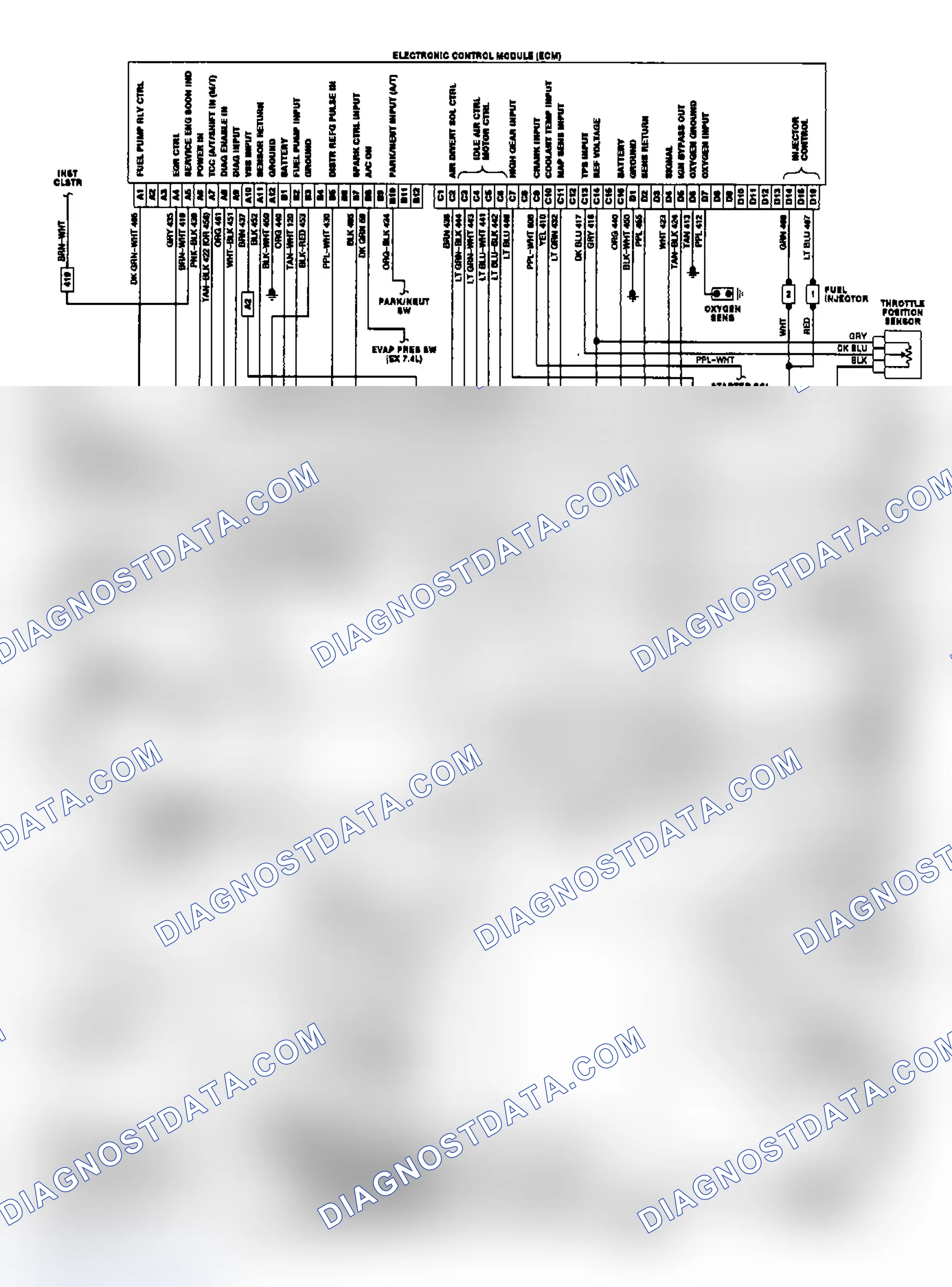 Scheme 5: "G" Series V6 & V8 Wiring Diagram