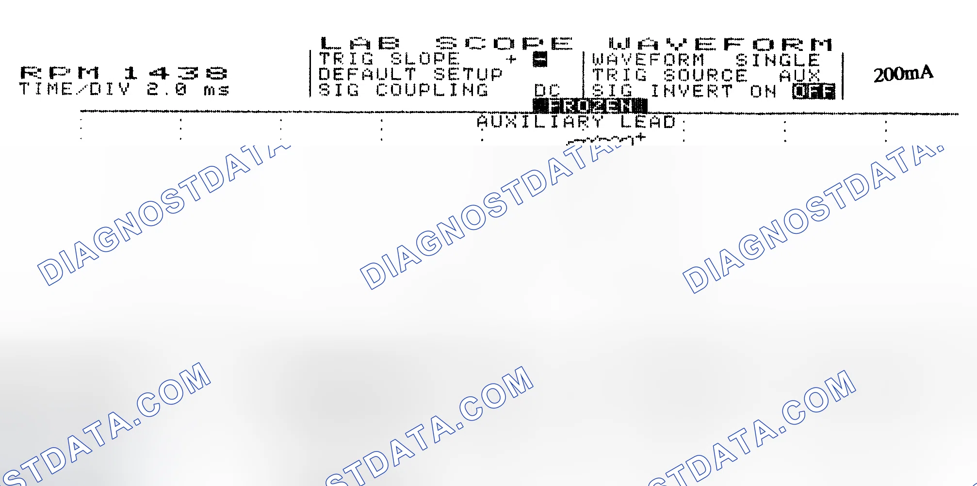 Scheme 15: Single Injector w/Normal Current Flow - Current Pattern