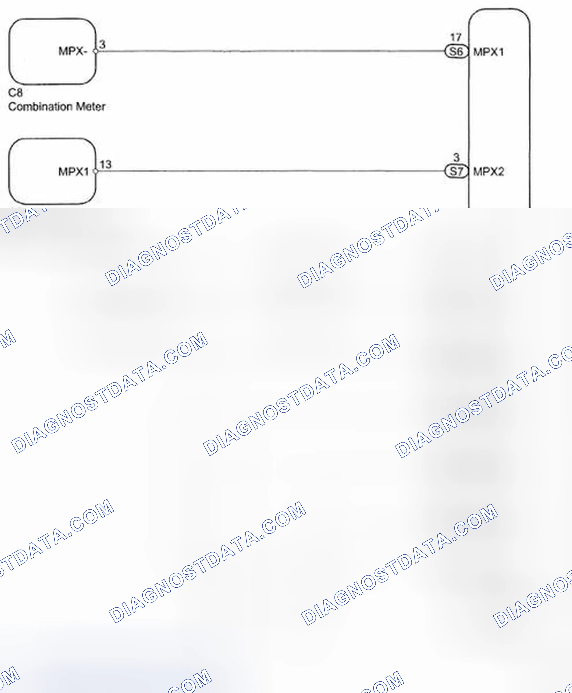 Scheme 74: Skid Control ECU Communication - Wiring Diagram