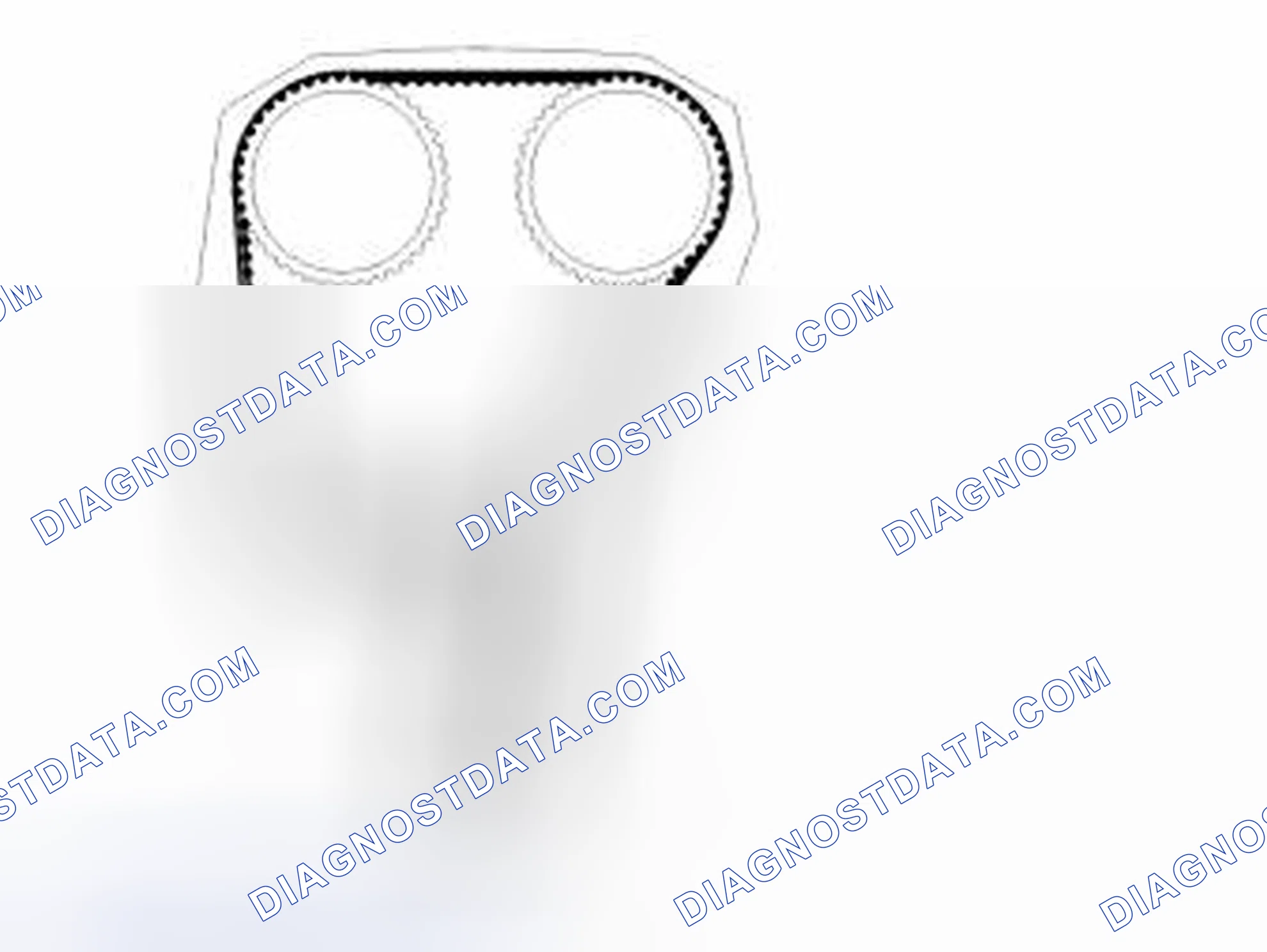 Scheme 61: Install the timing belt (continued)