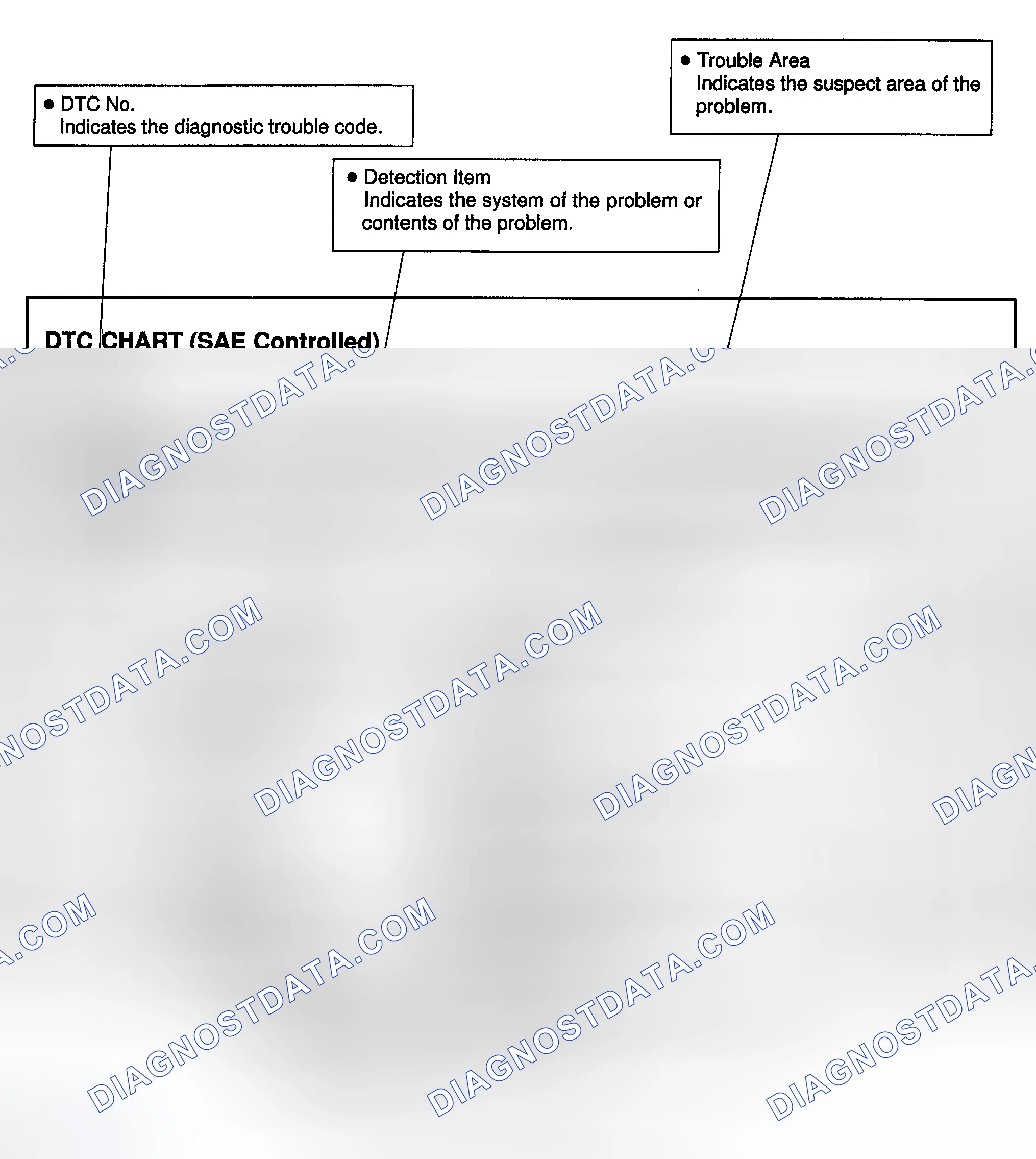 Scheme 12: Diagnostic Trouble Code Chart