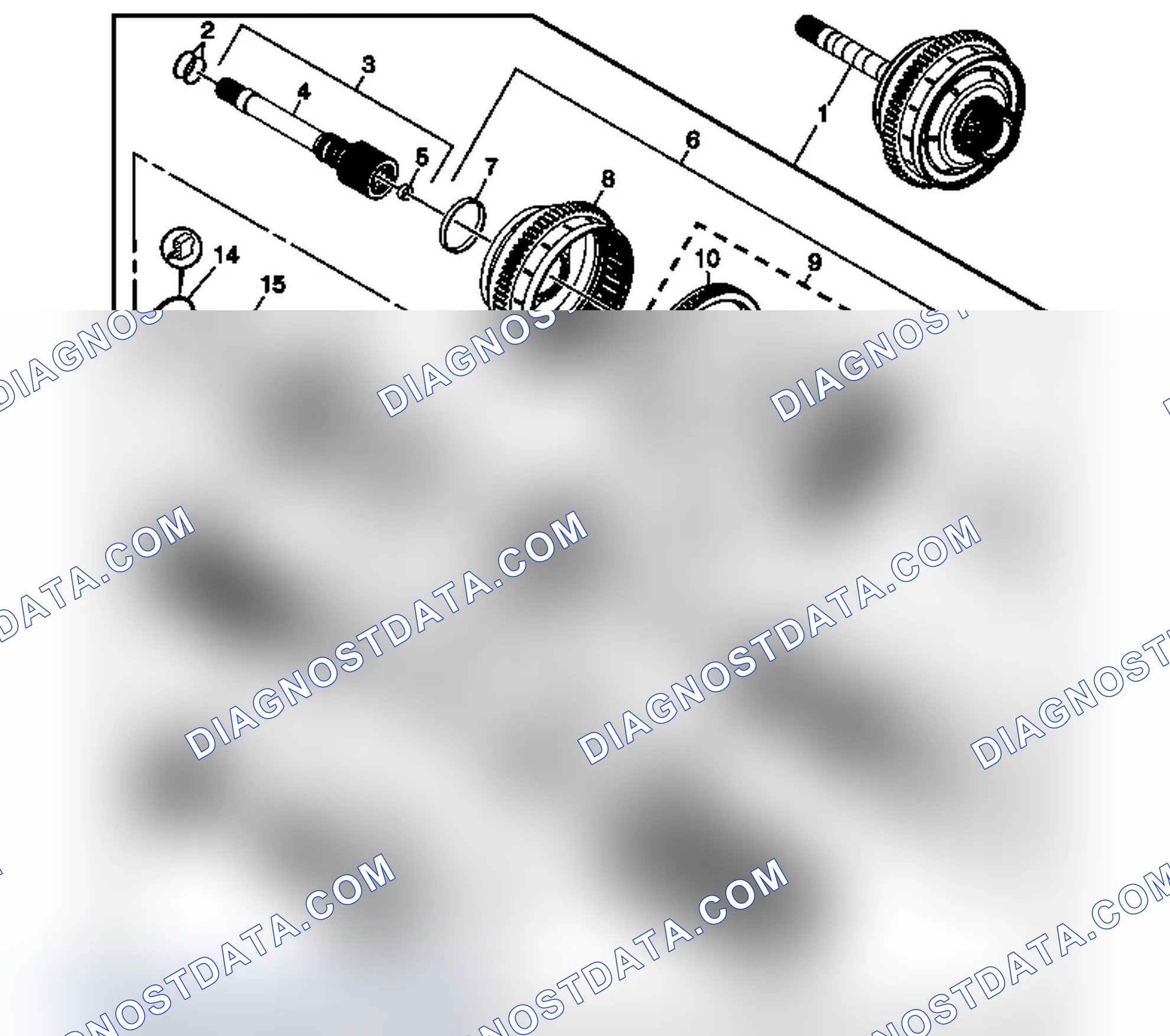 Scheme 532: 1-2-3-4 and 4-5-6 Clutch Assembly