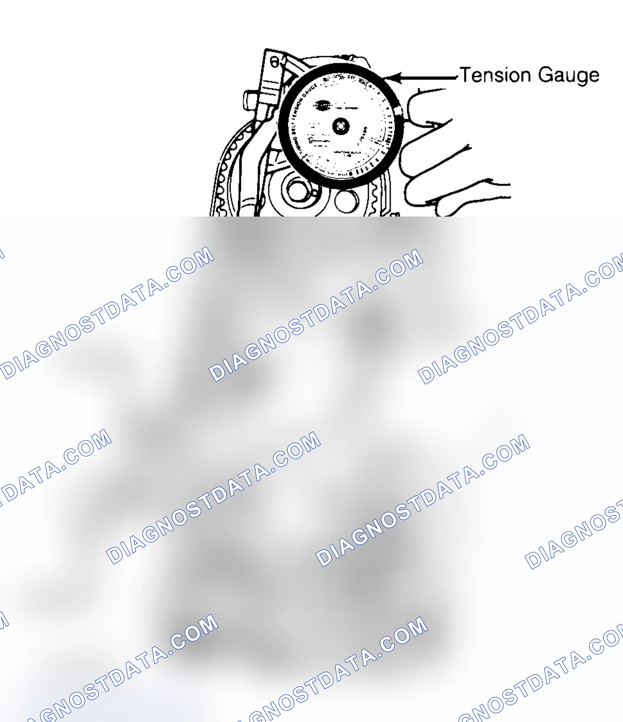 Scheme 28: Adjusting Typical Timing Belt Tension