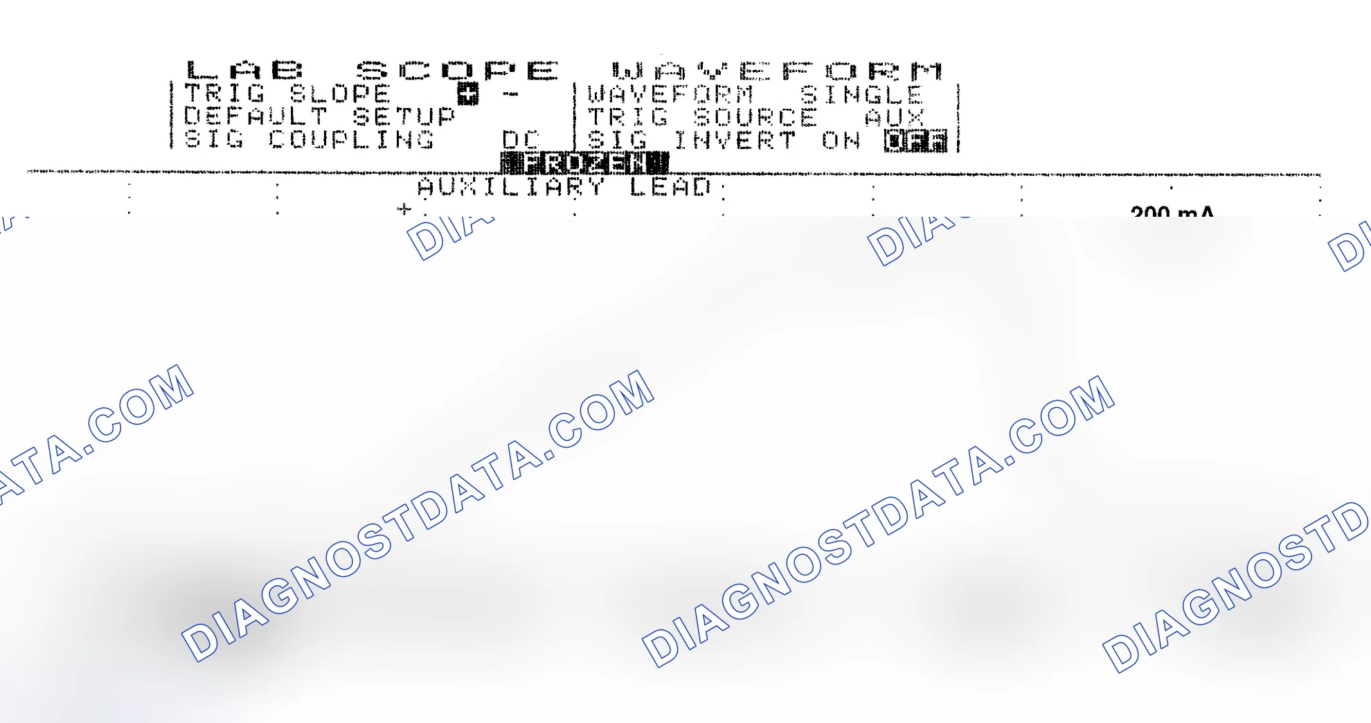 Scheme 13: Single Injector w/Normal Current Flow - Current Pattern