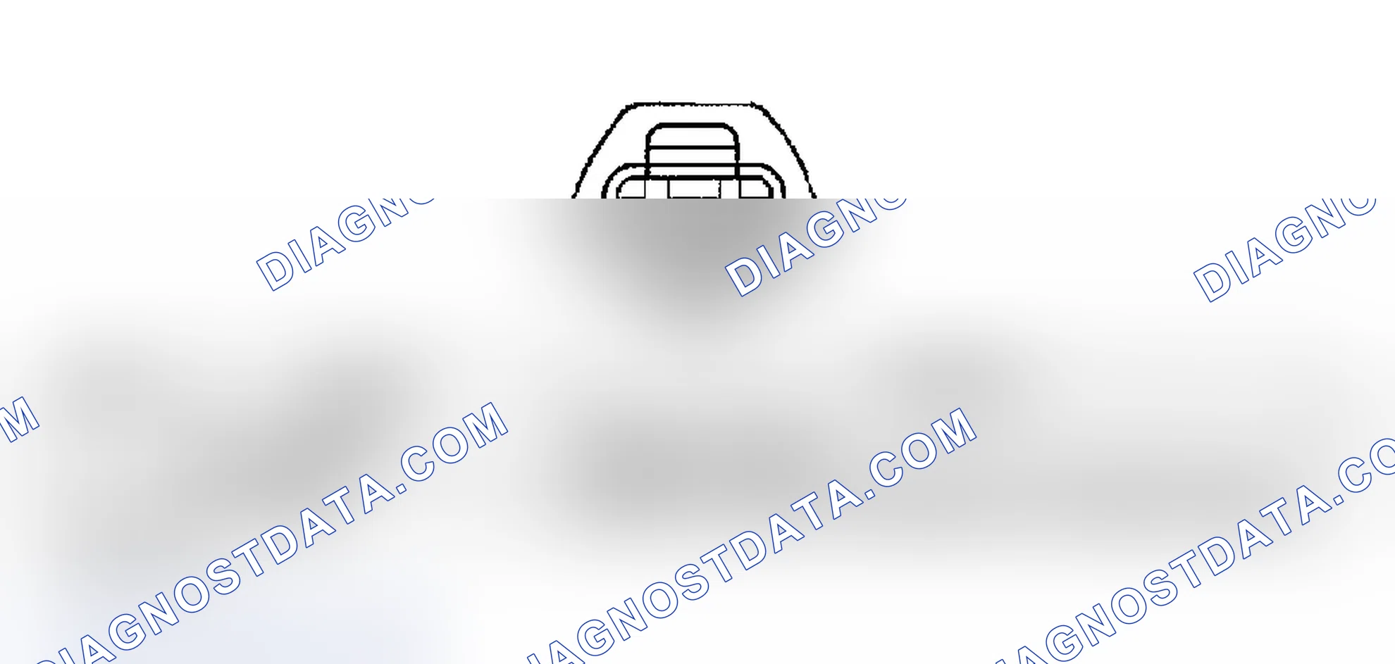 Scheme 768: ENGINE COOLANT TEMPERATURE SENSOR CONNECTOR END VIEW