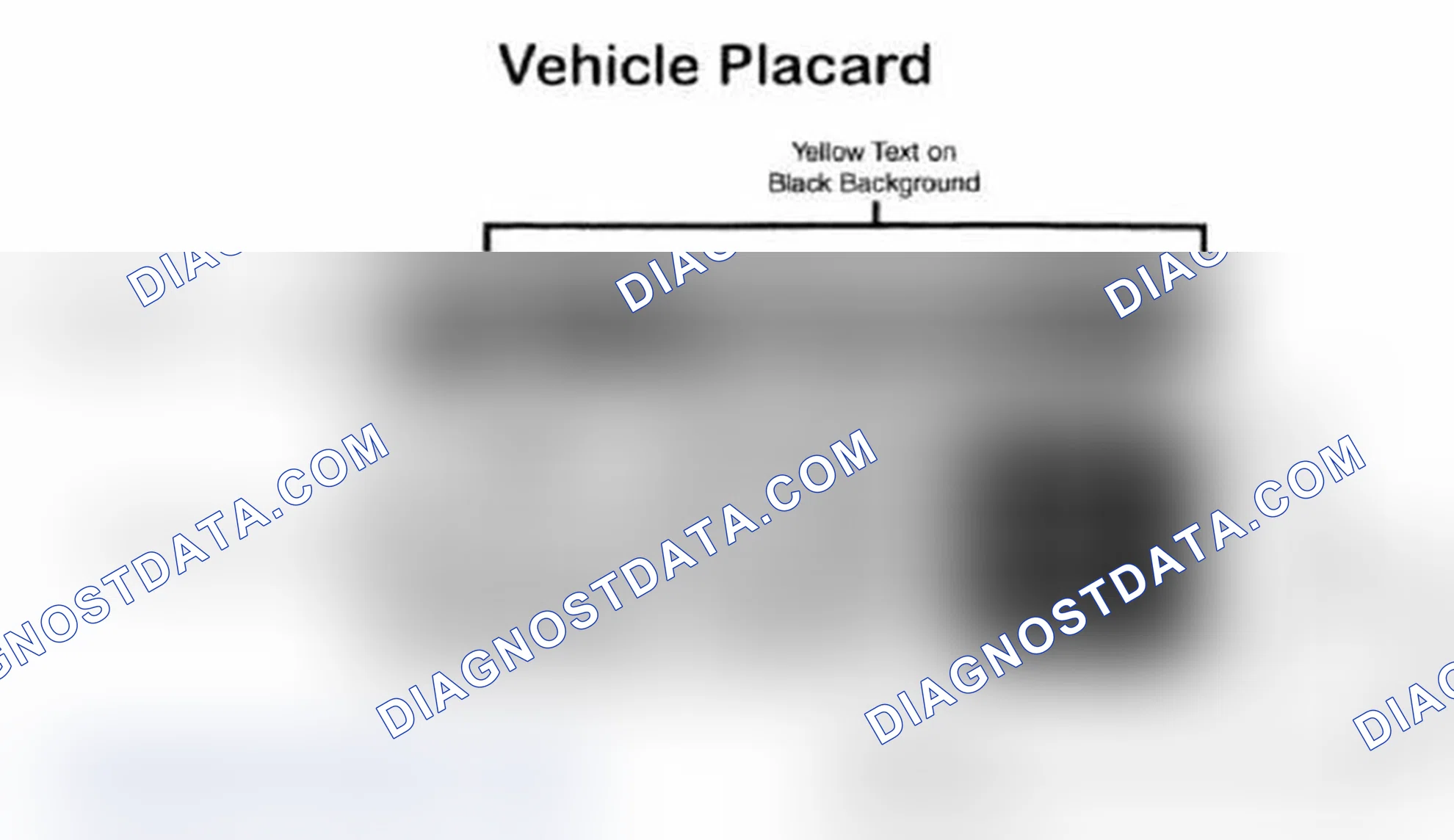 Scheme 5: Vehicle Tire Placard - Typical