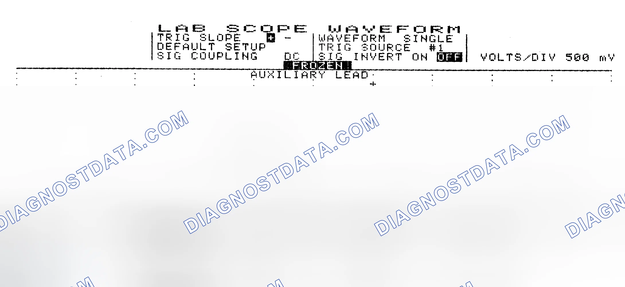 Scheme 10: Single Injector w/Excessive Current Flow - Current Pattern