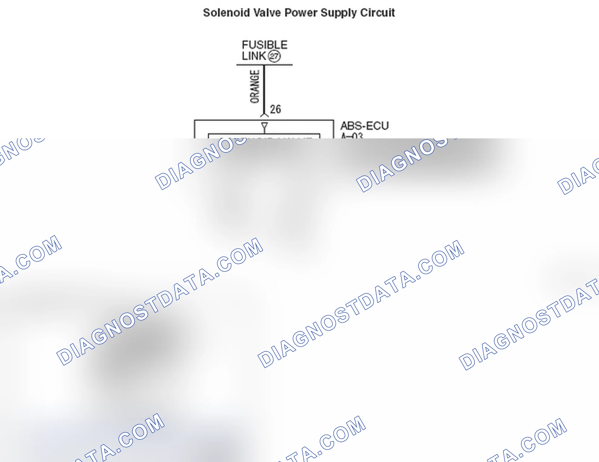 Scheme 96: DTC C2104: Malfunction of power supply circuit