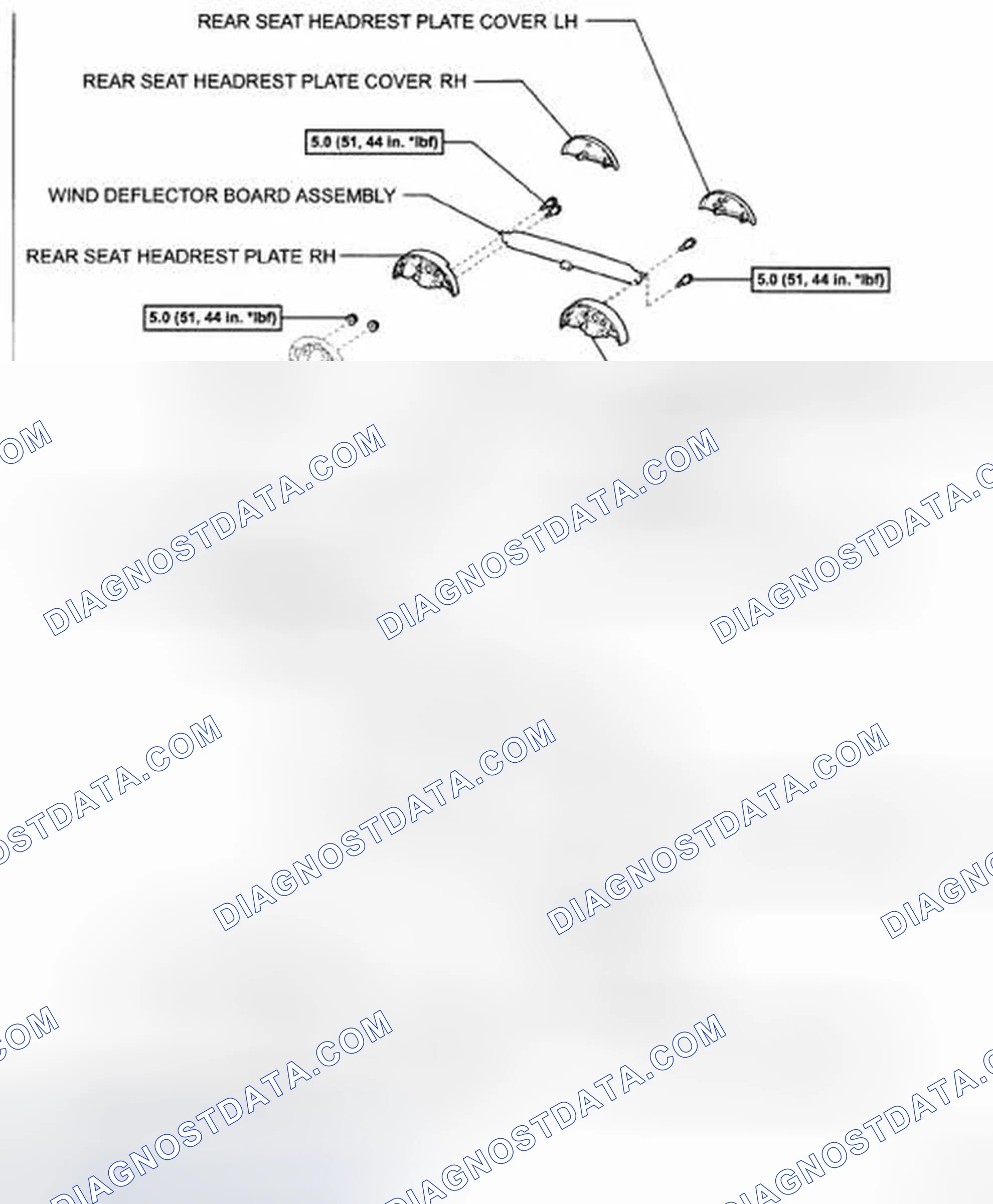 Scheme 64: Identifying Quarter Window Glass Components With Torque Specifications (1 Of 3)