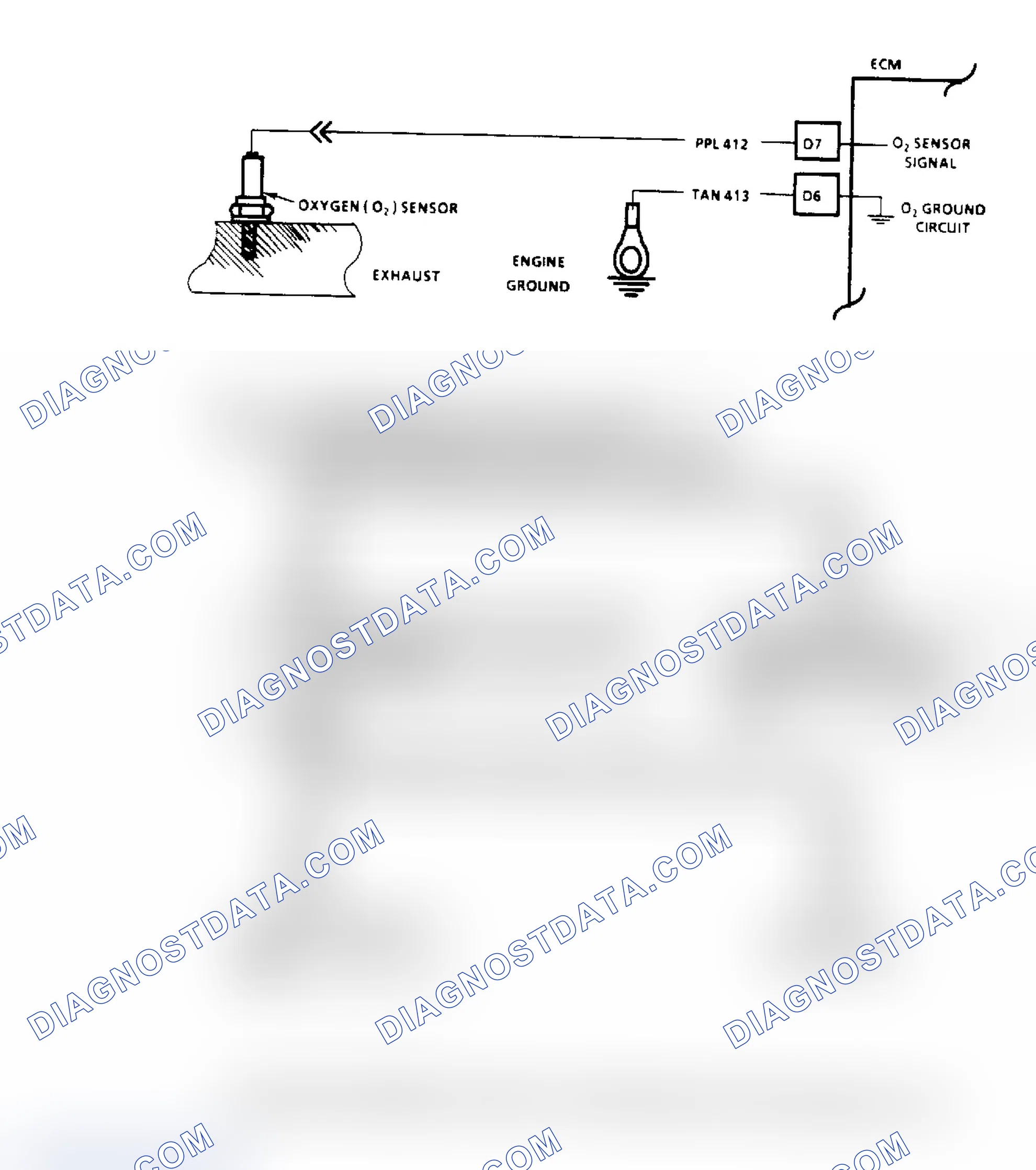 Scheme 100: Code 45, Rich Exhaust Indication Flow Chart & Schematic
