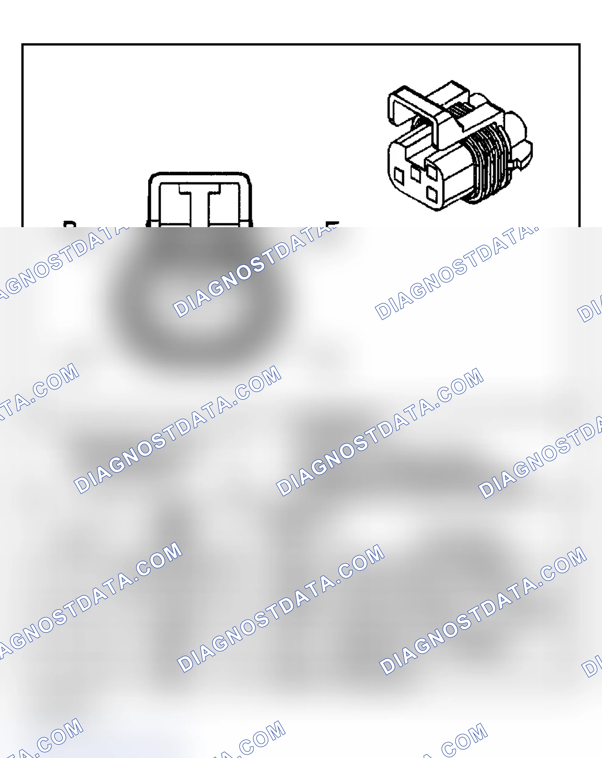 Scheme 263: Transfer Case Control Connector End View