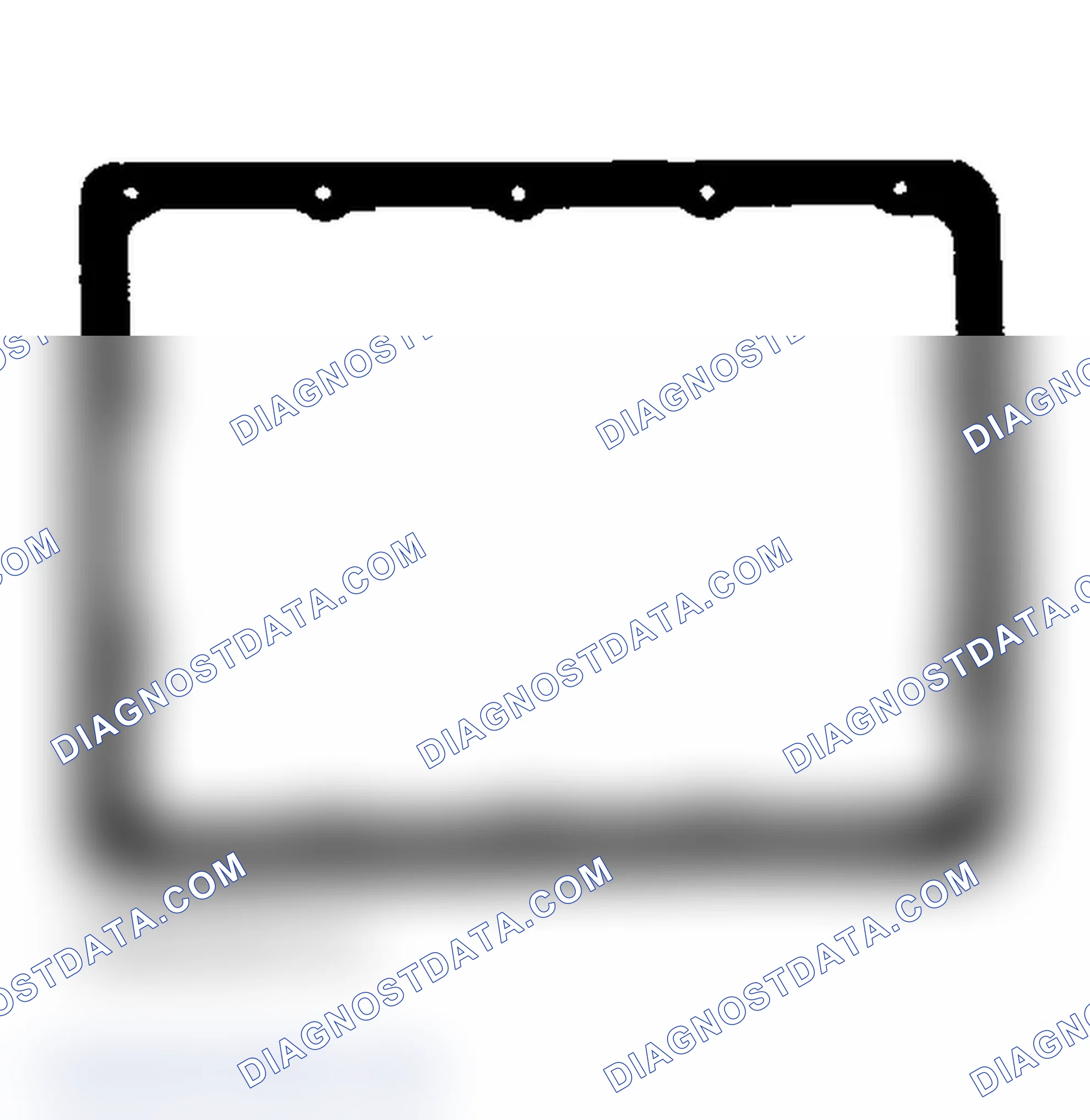 Scheme 1: OIL PAN GASKET