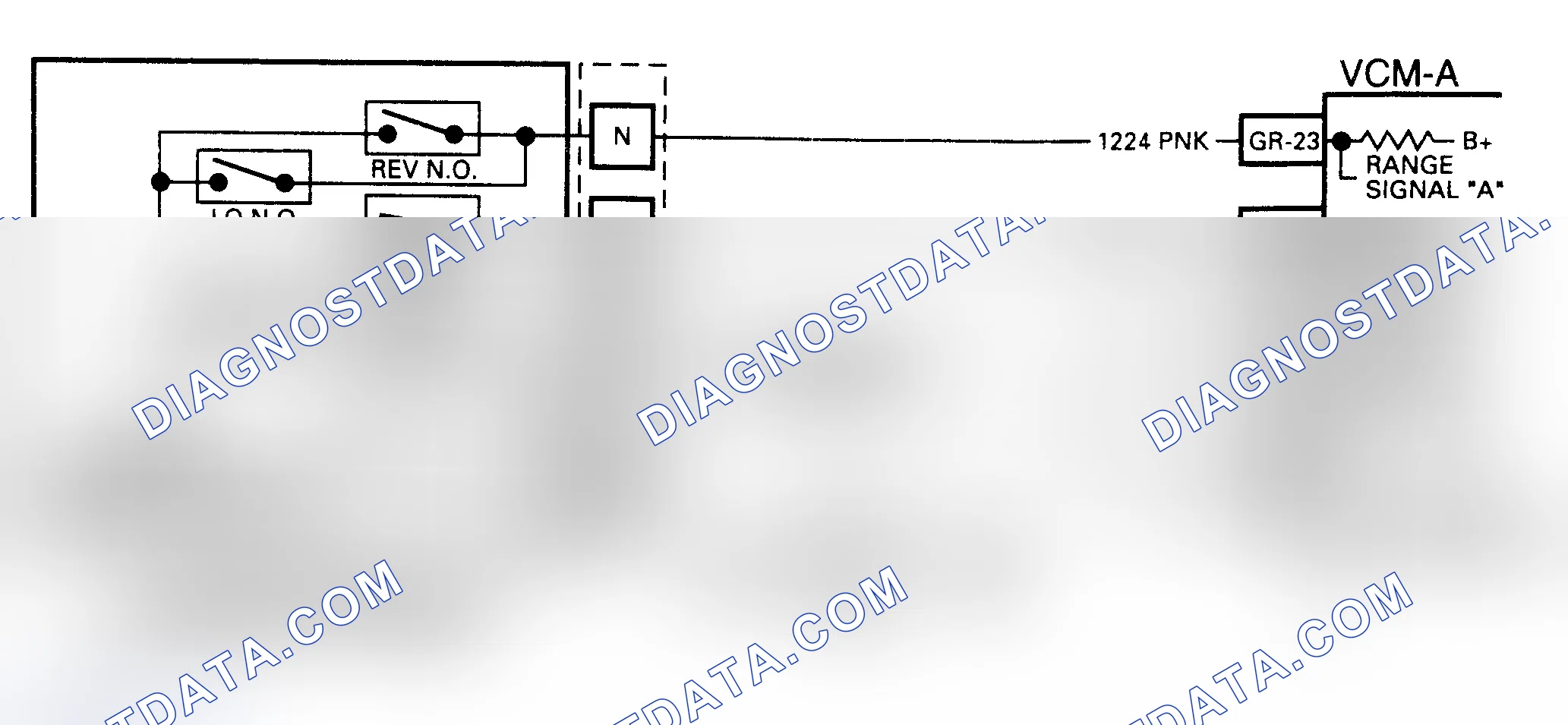 Scheme 268: Code P0712 Schematic ("S" & "T" Series 4.3L - VIN W) Transaxle Temperature Sensor Signal Voltage Low