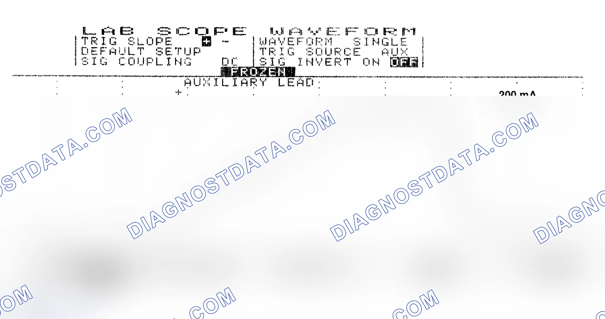 Scheme 13: Single Injector w/Normal Current Flow - Current Pattern