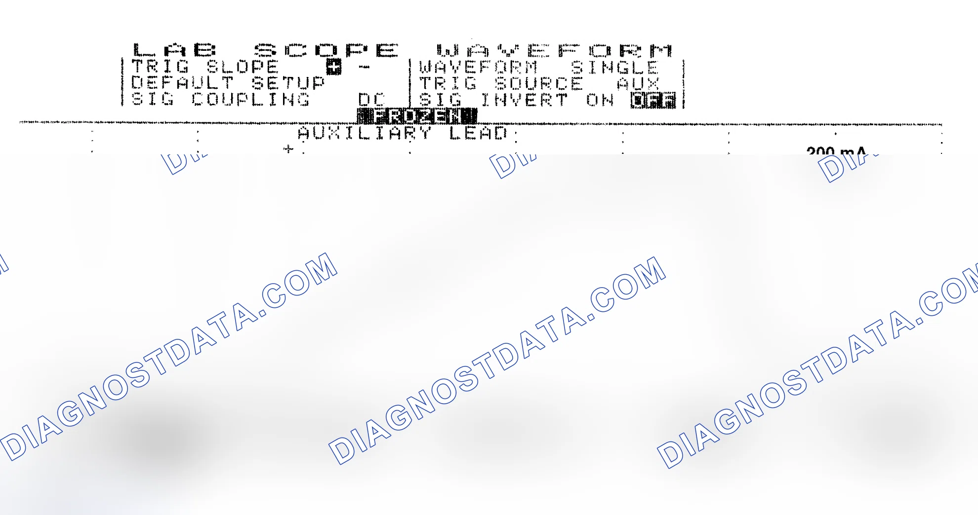 Scheme 13: Single Injector w/Normal Current Flow - Current Pattern
