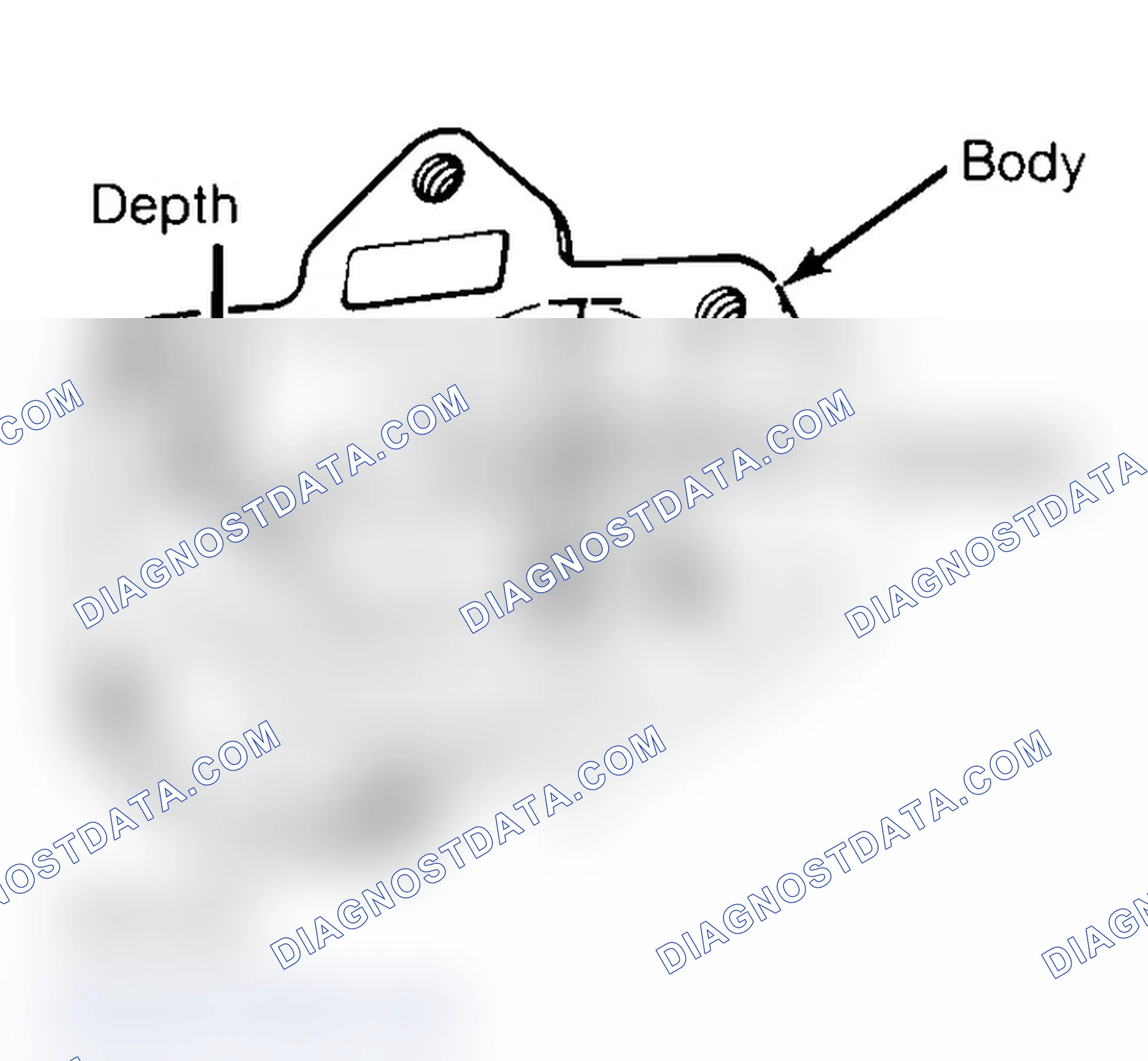 Scheme 35: Measuring Oil Pump Gear Cavity