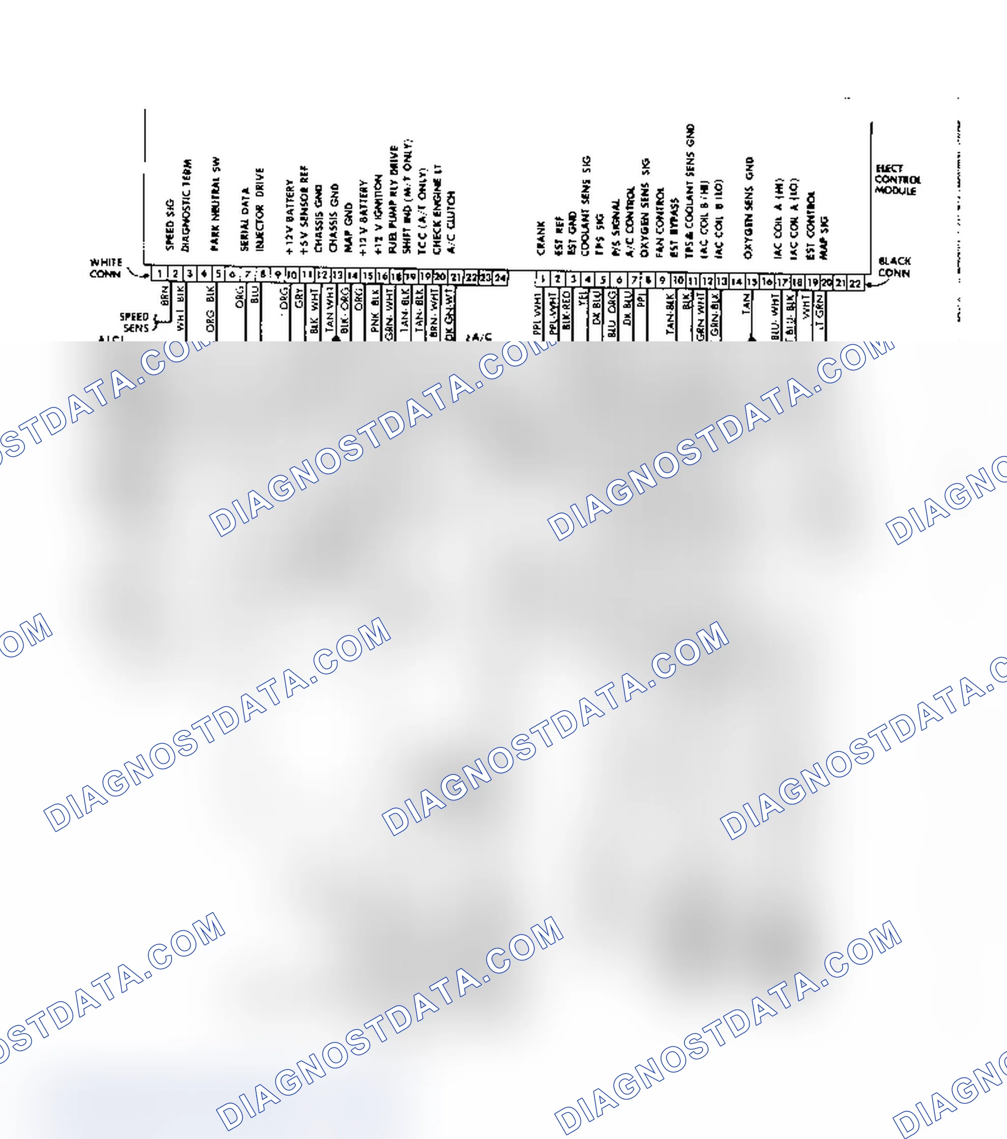 Scheme 30: 2.0L Throttle Body Fuel Injection Wiring Diagram