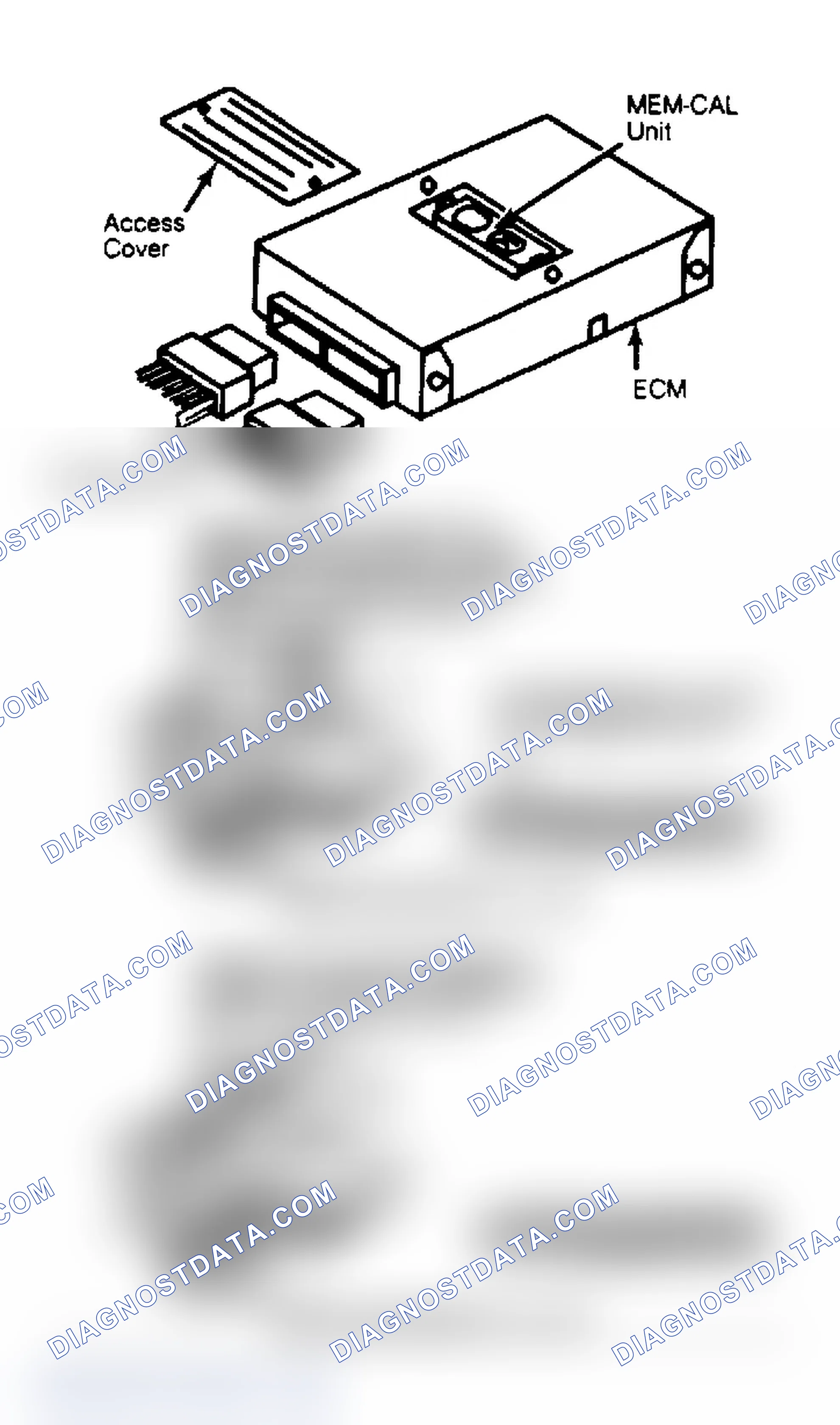 Scheme 3: Replacing MEM-CAL in Electronic Control Module of Vehicles Equipped With 2.5L Engine Only