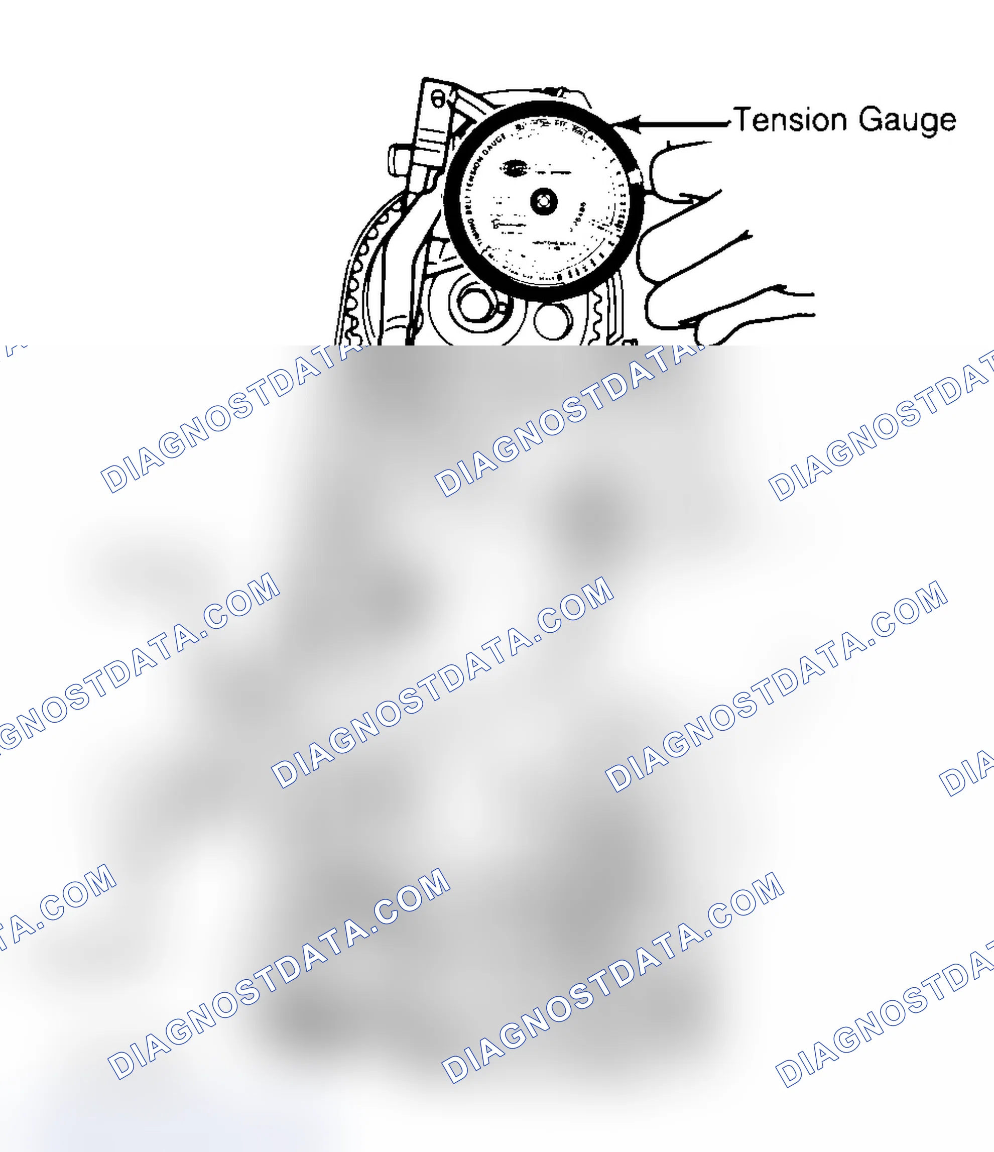 Scheme 28: Adjusting Typical Timing Belt Tension