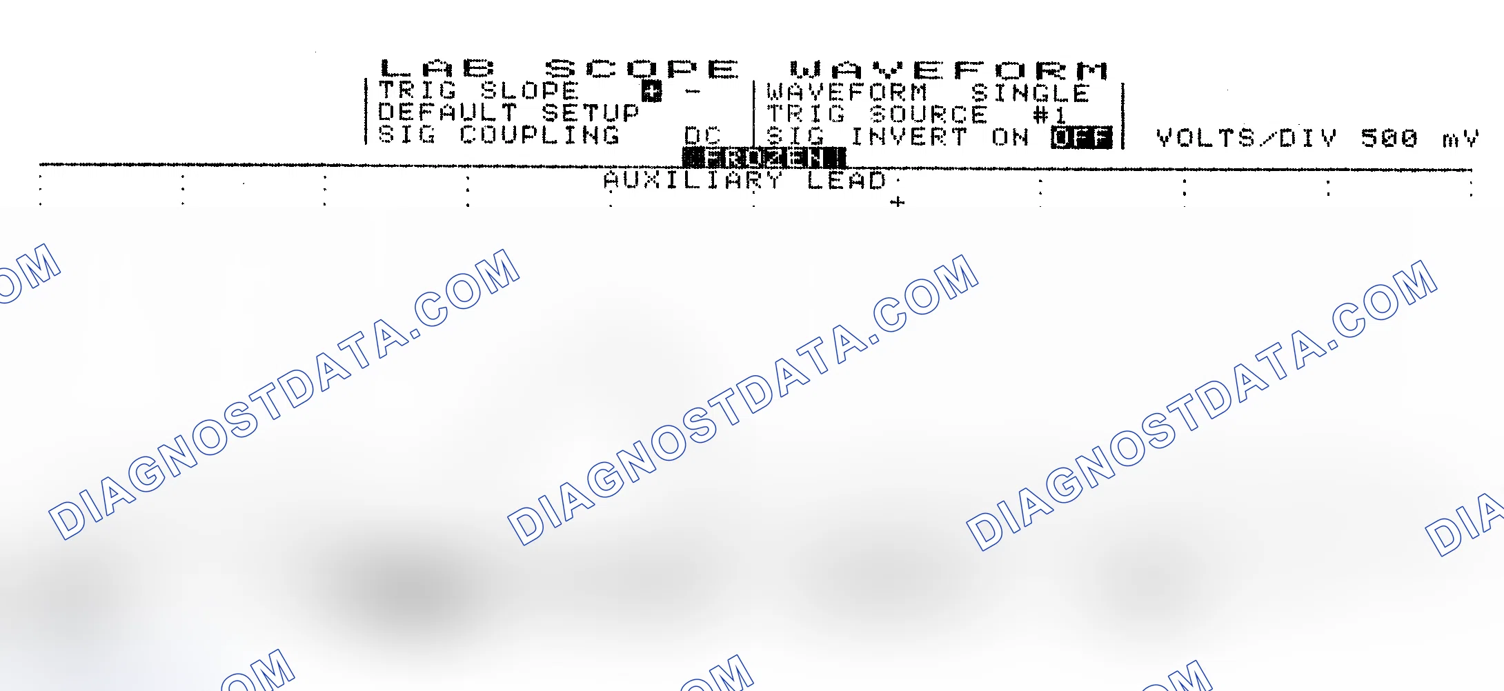 Scheme 10: Single Injector w/Excessive Current Flow - Current Pattern