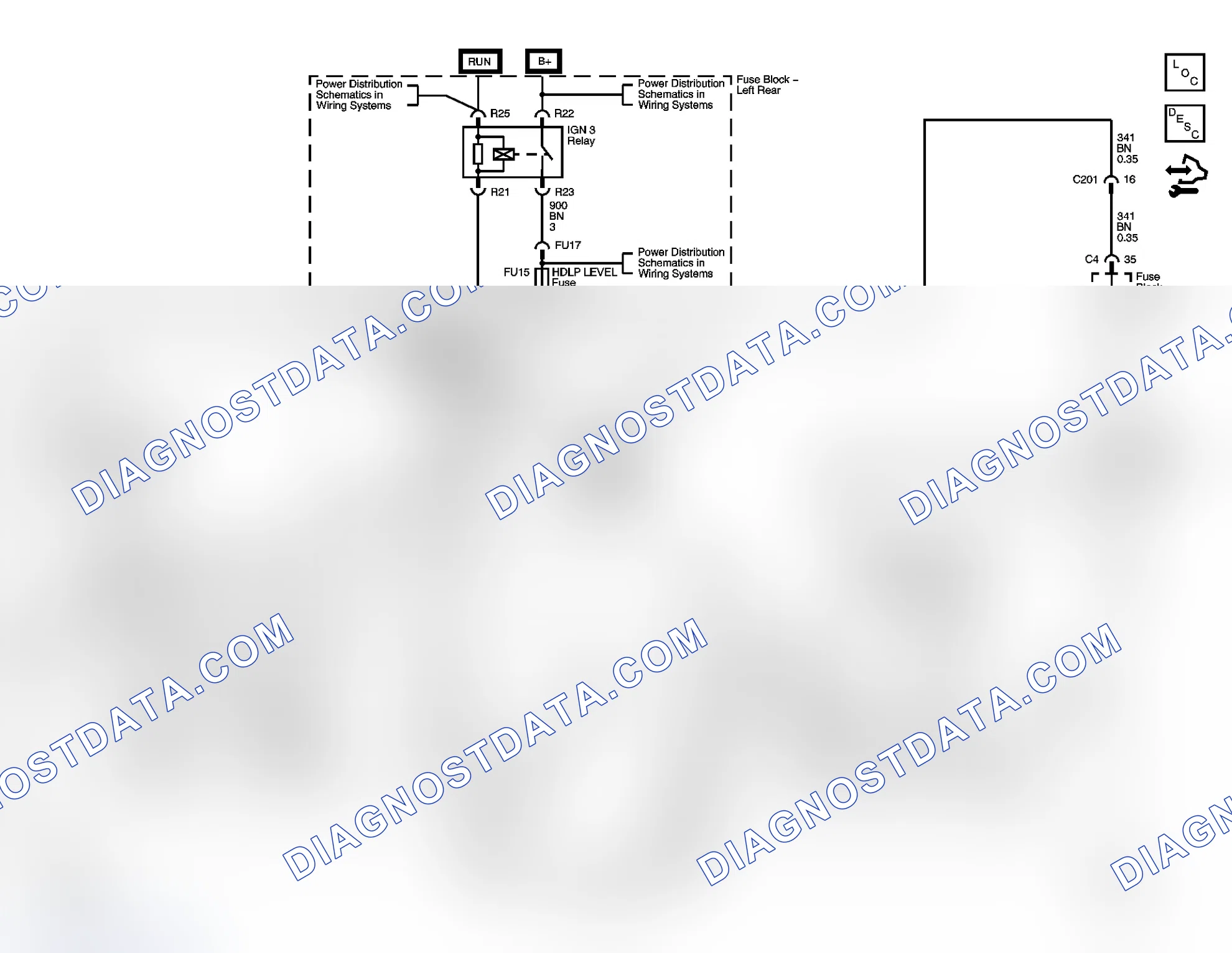 Scheme 7: Headlight Leveling Schematics