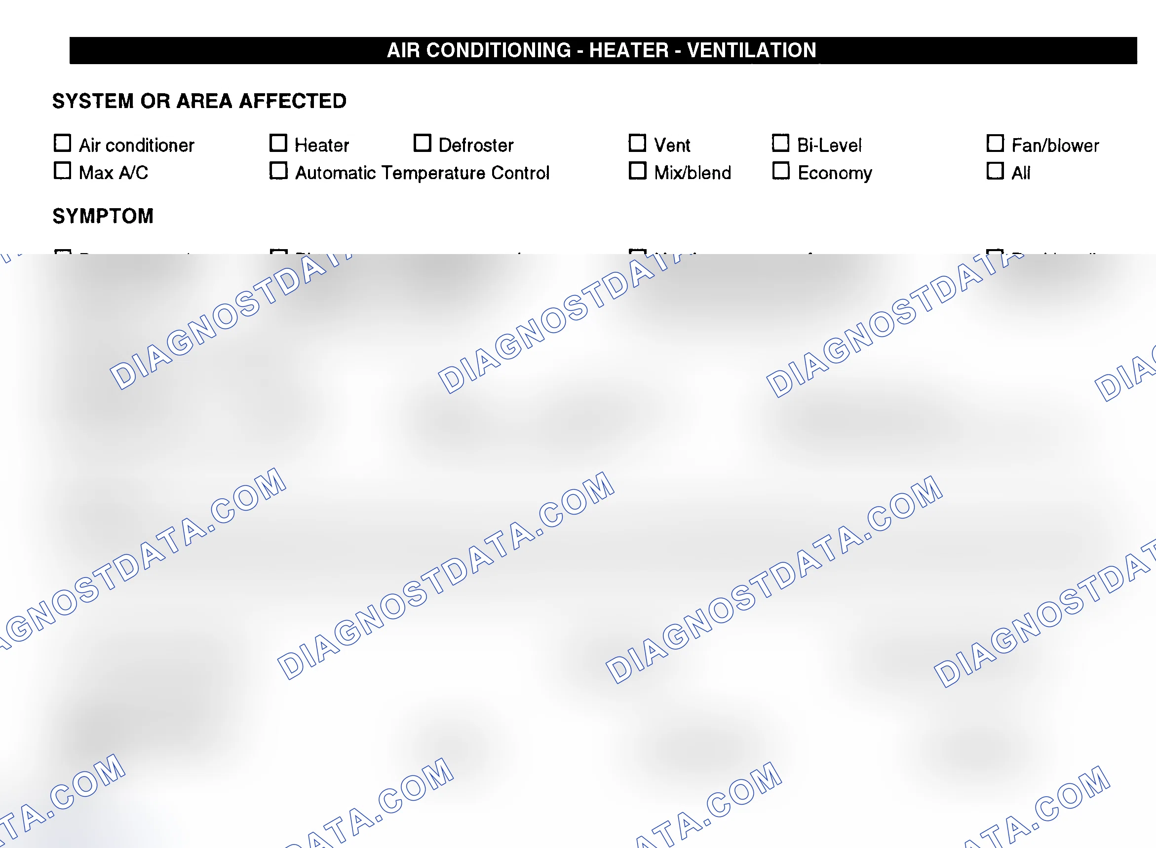 Scheme 8: Air Conditioning, Heater & Ventilation