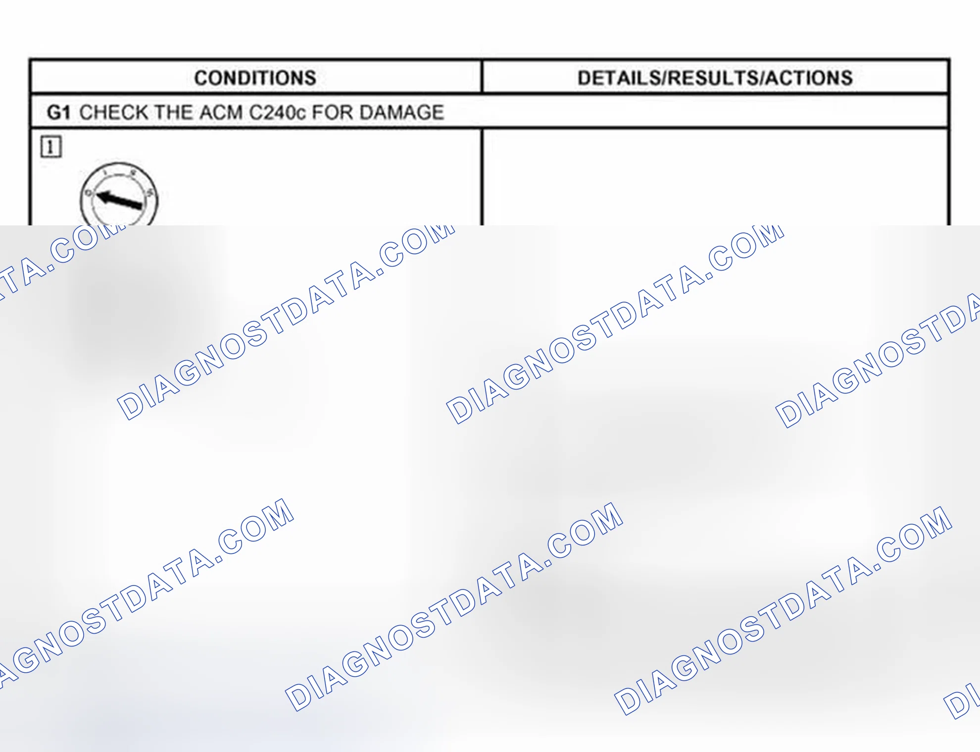 Scheme 19: PINPOINT TEST G: THE AUDIO CONTROL MODULE (ACM) DOES NOT RESPOND TO THE DIAGNOSTIC TOOL