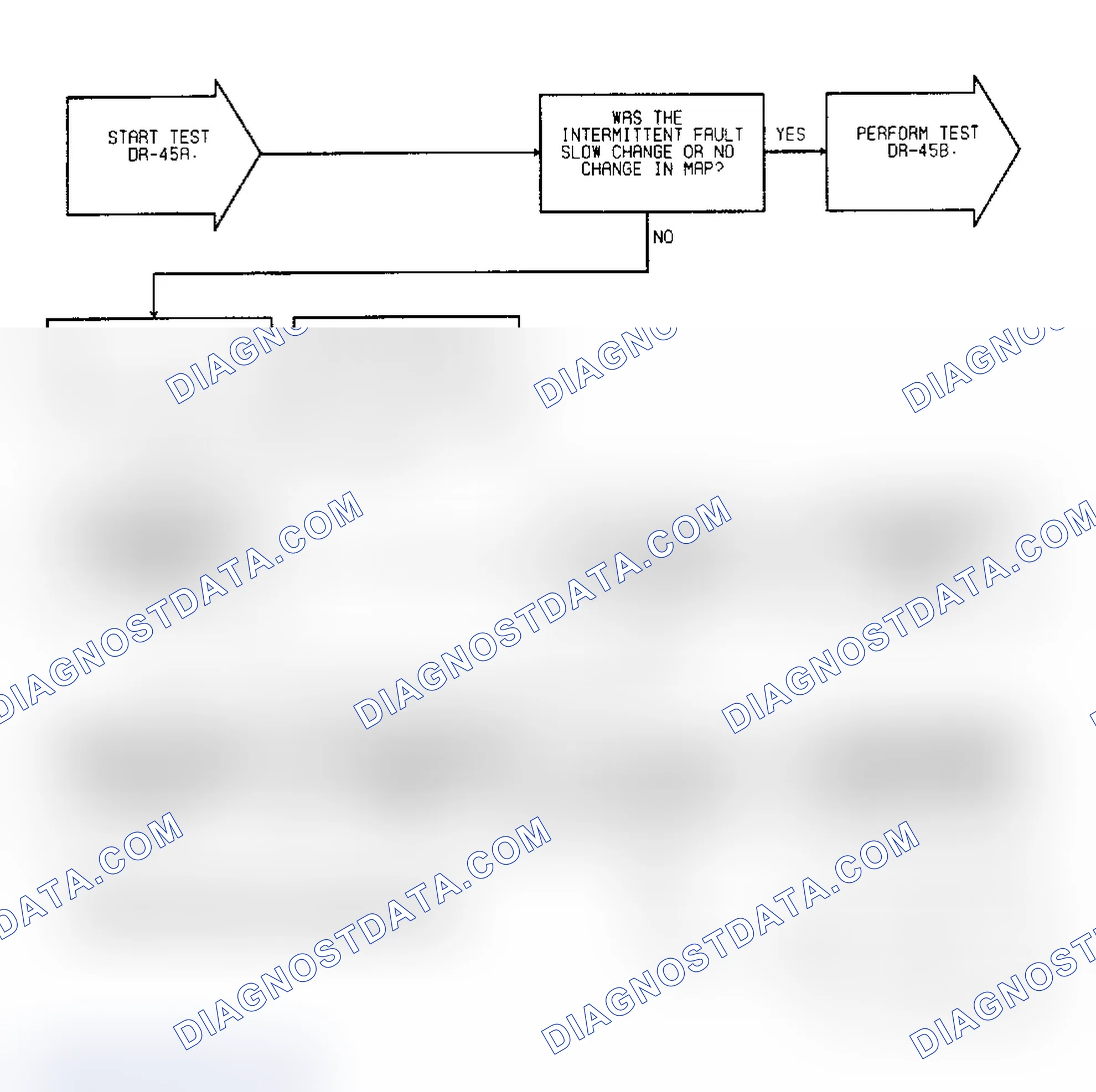 Scheme 711: Test DR-45A, Intermittent Test For Voltage Sensor