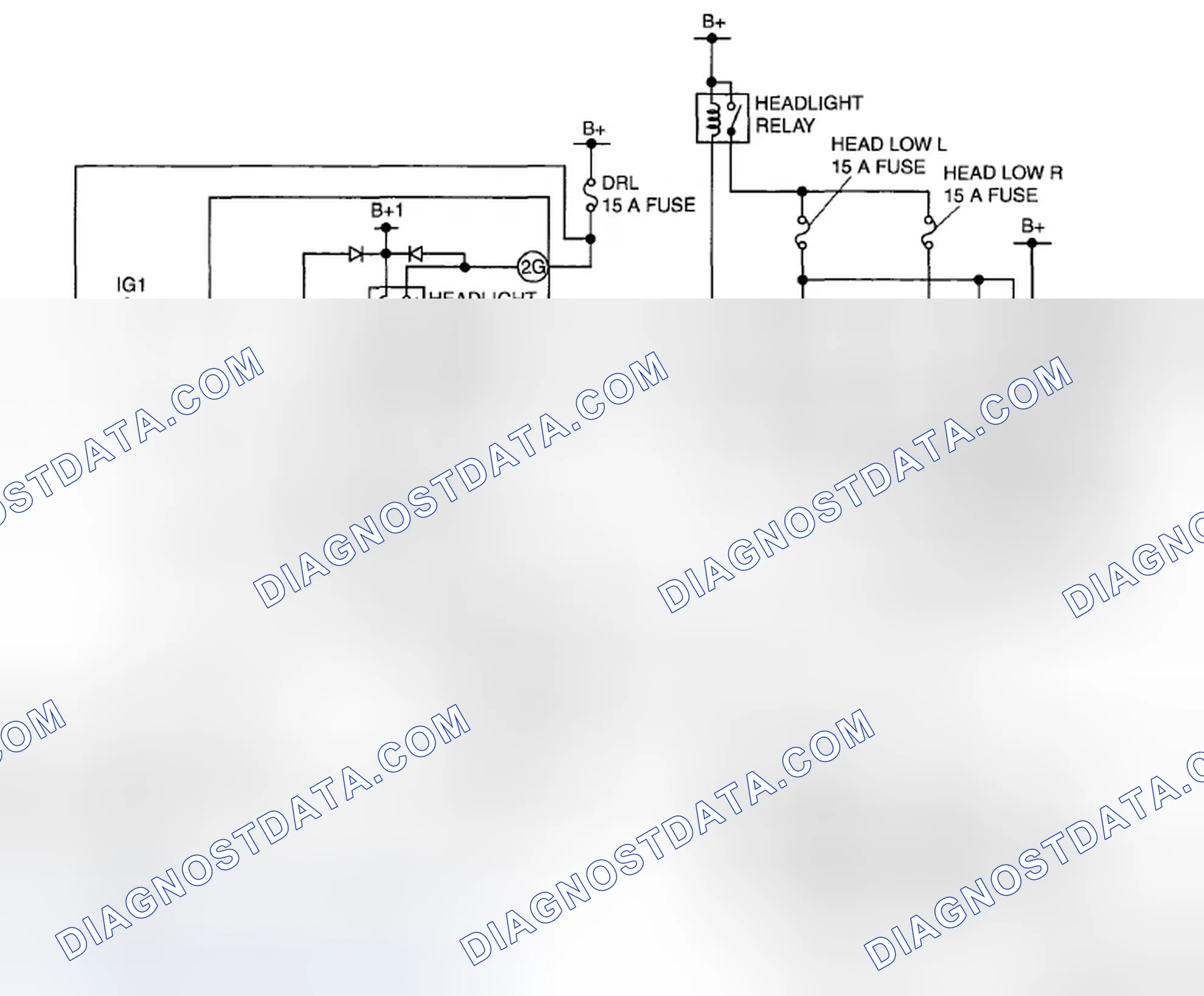 Scheme 1: DRL SYSTEM WIRING DIAGRAM