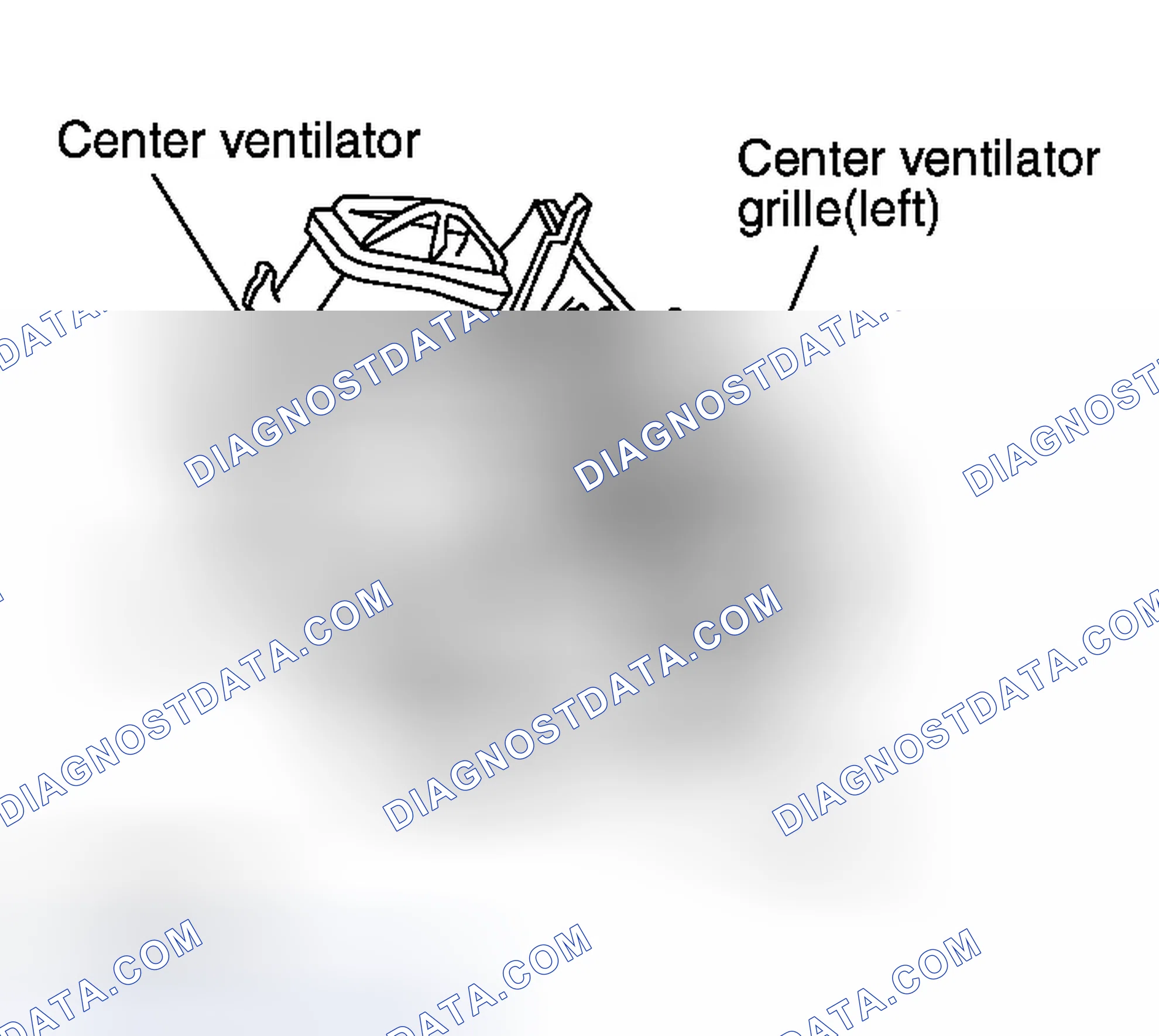 Scheme 124: Removal of Center Ventilator Grille