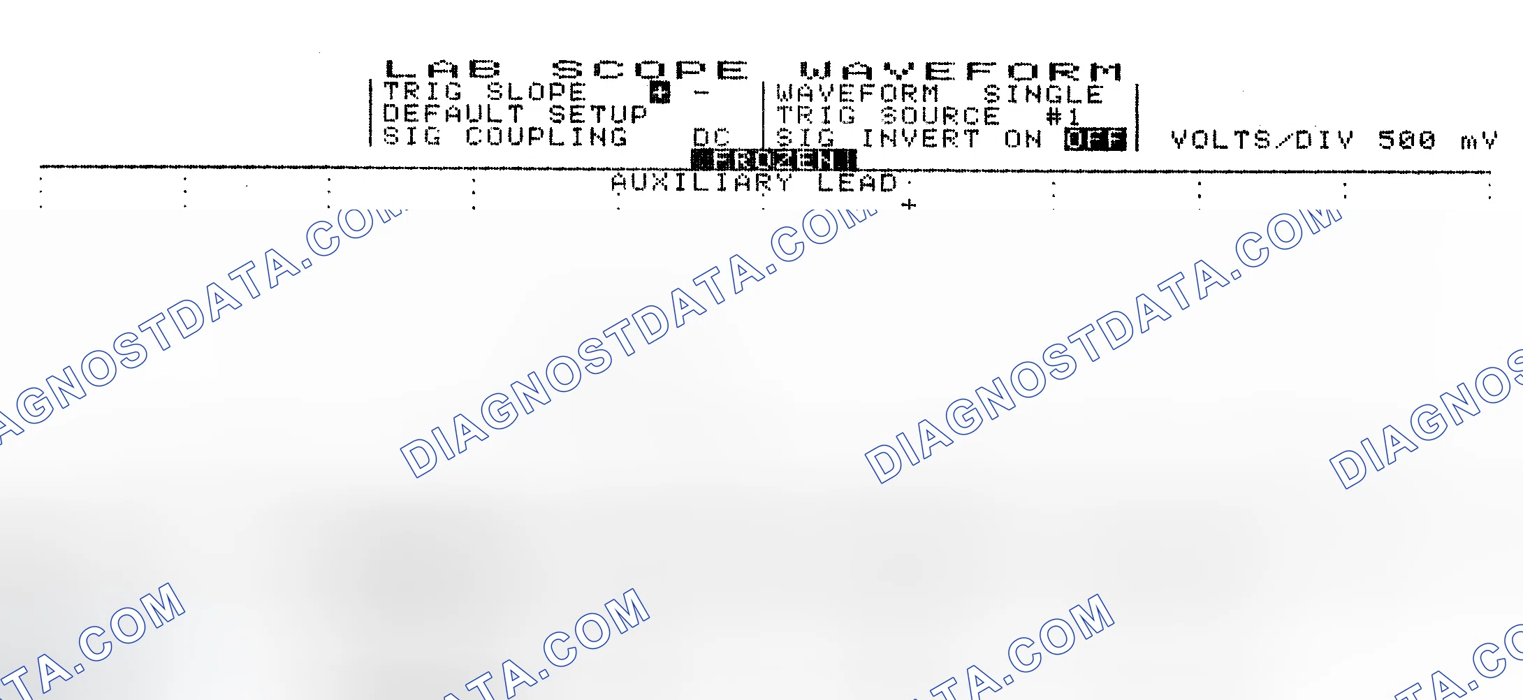 Scheme 10: Single Injector w/Excessive Current Flow - Current Pattern