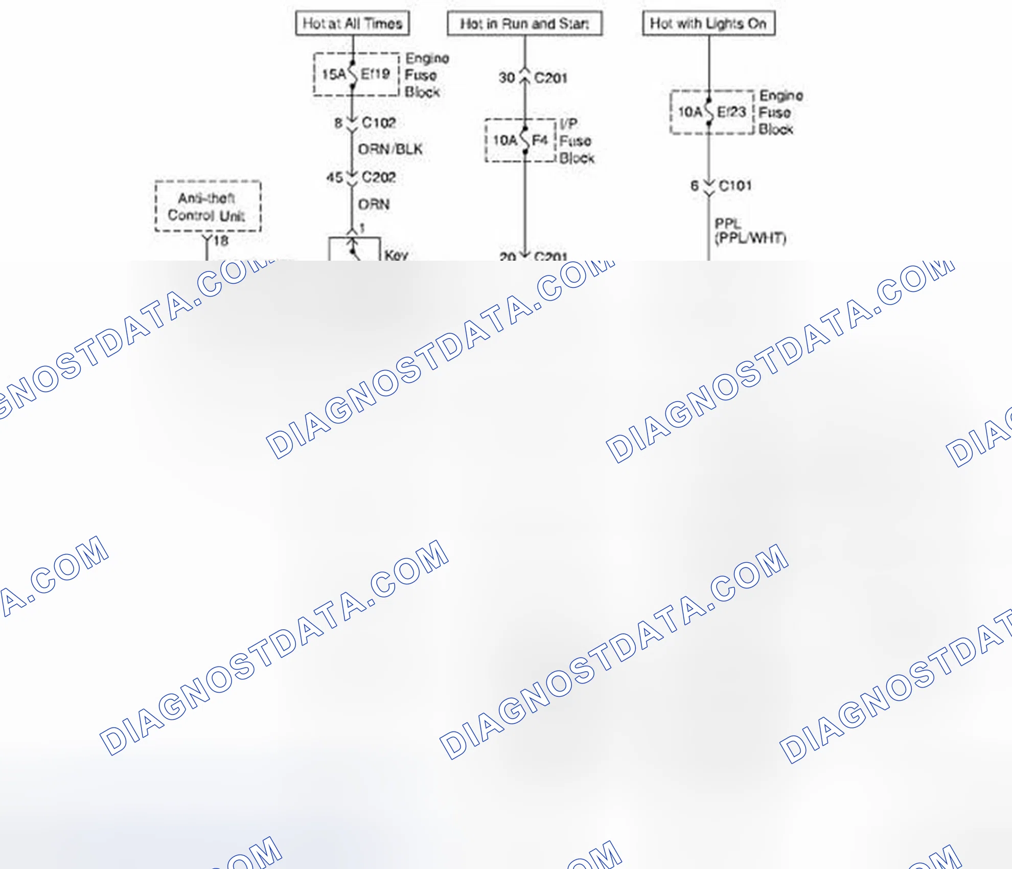 Scheme 5: Headlamps-ON Reminder Chime Circuit Diagram