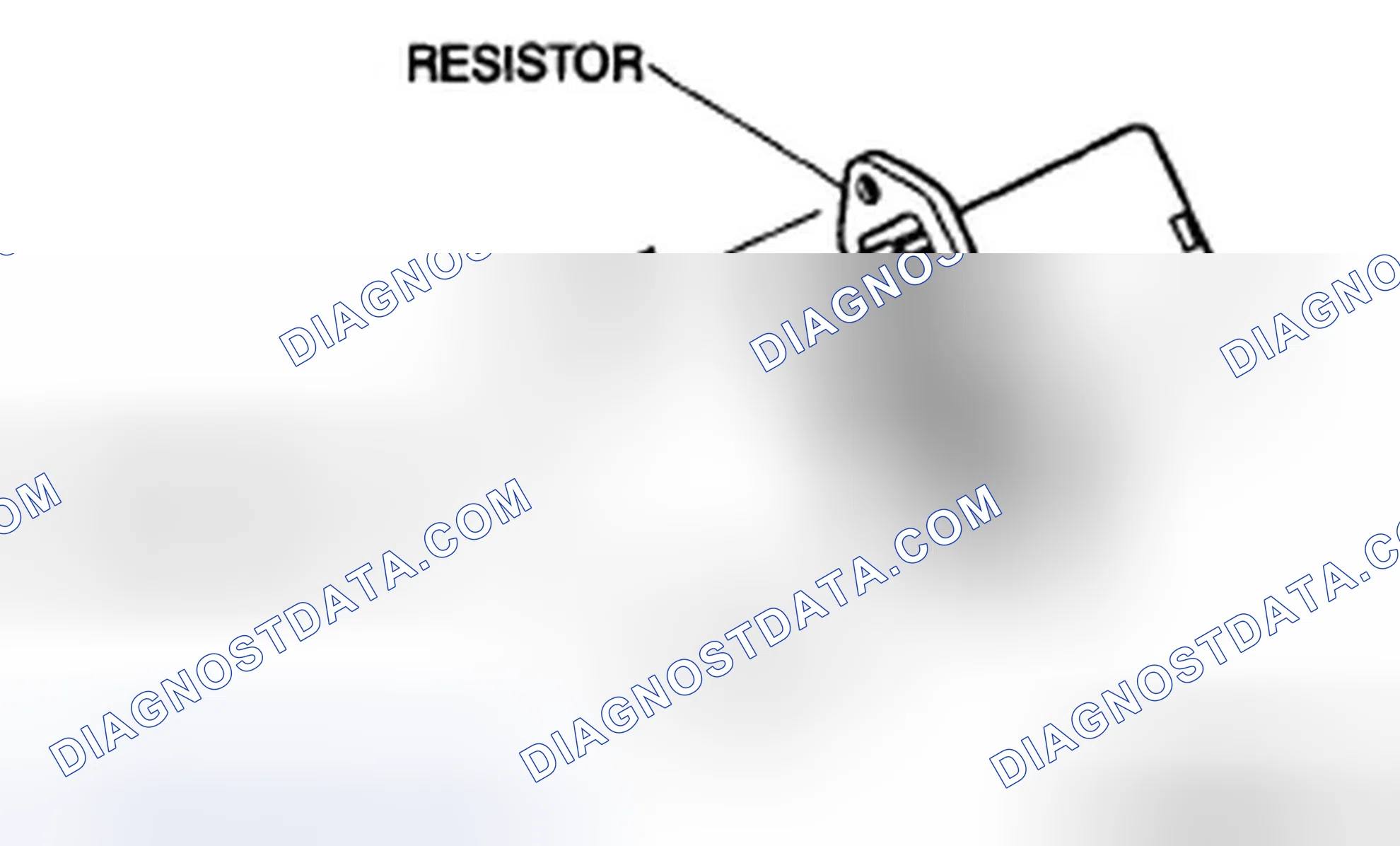 Scheme 37: RESISTOR REMOVAL/INSTALLATION [MANUAL AIR CONDITIONER]