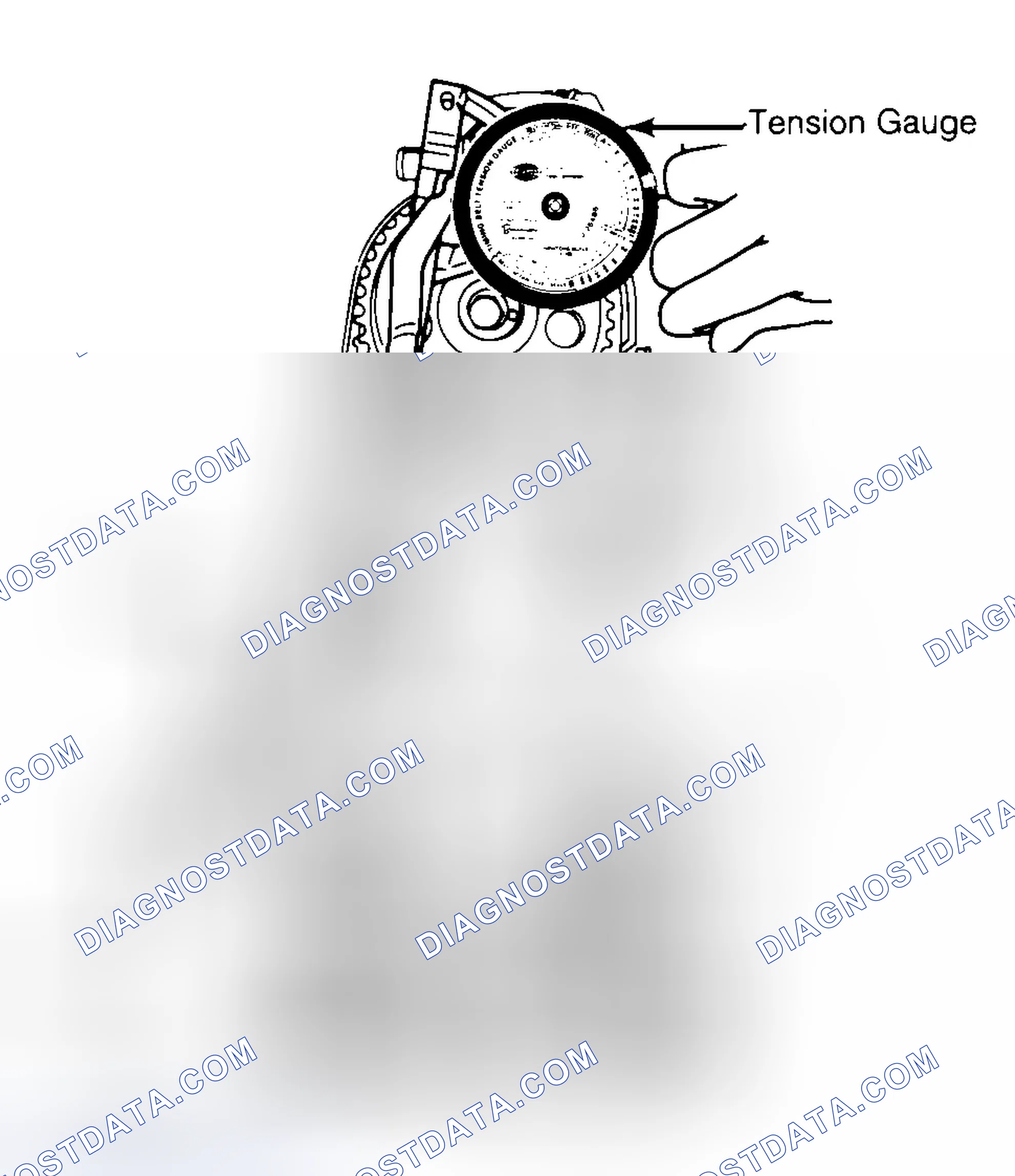 Scheme 3: Adjusting Typical Timing Belt Tension