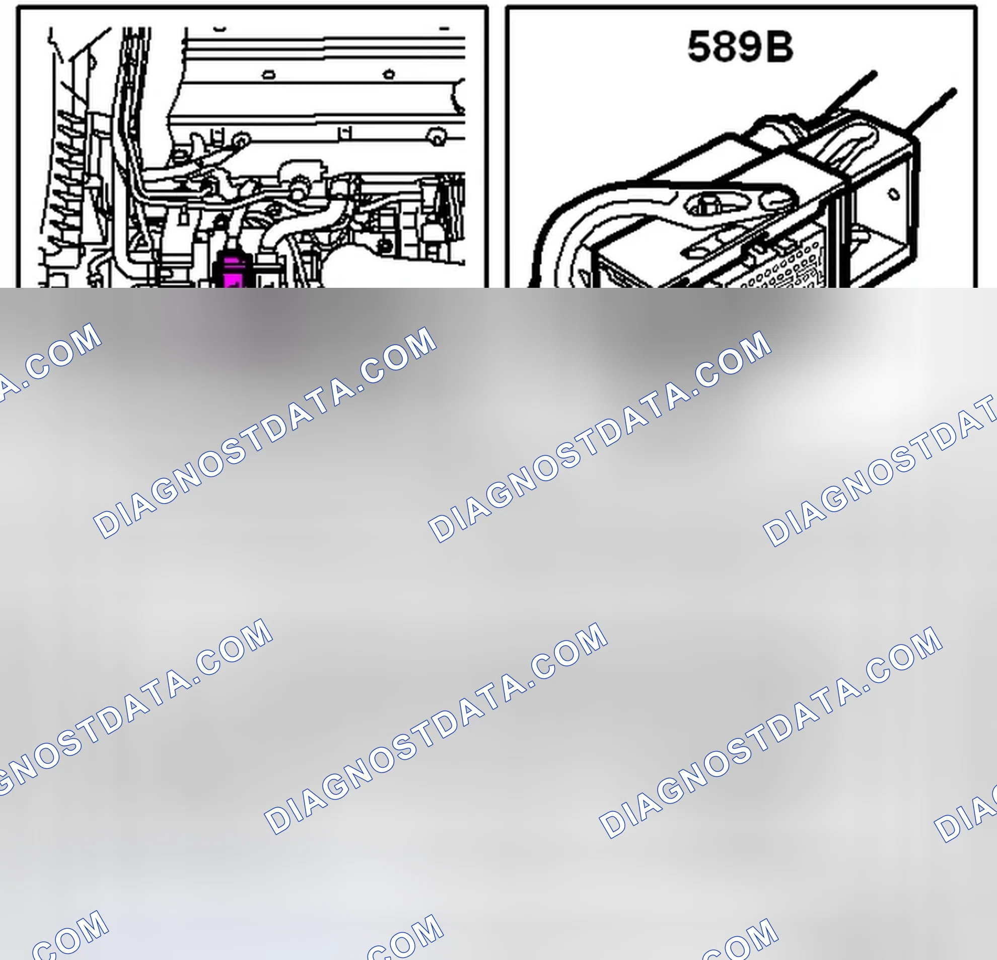 Scheme 432: Control module, Trionic, B207, switch B (589B)